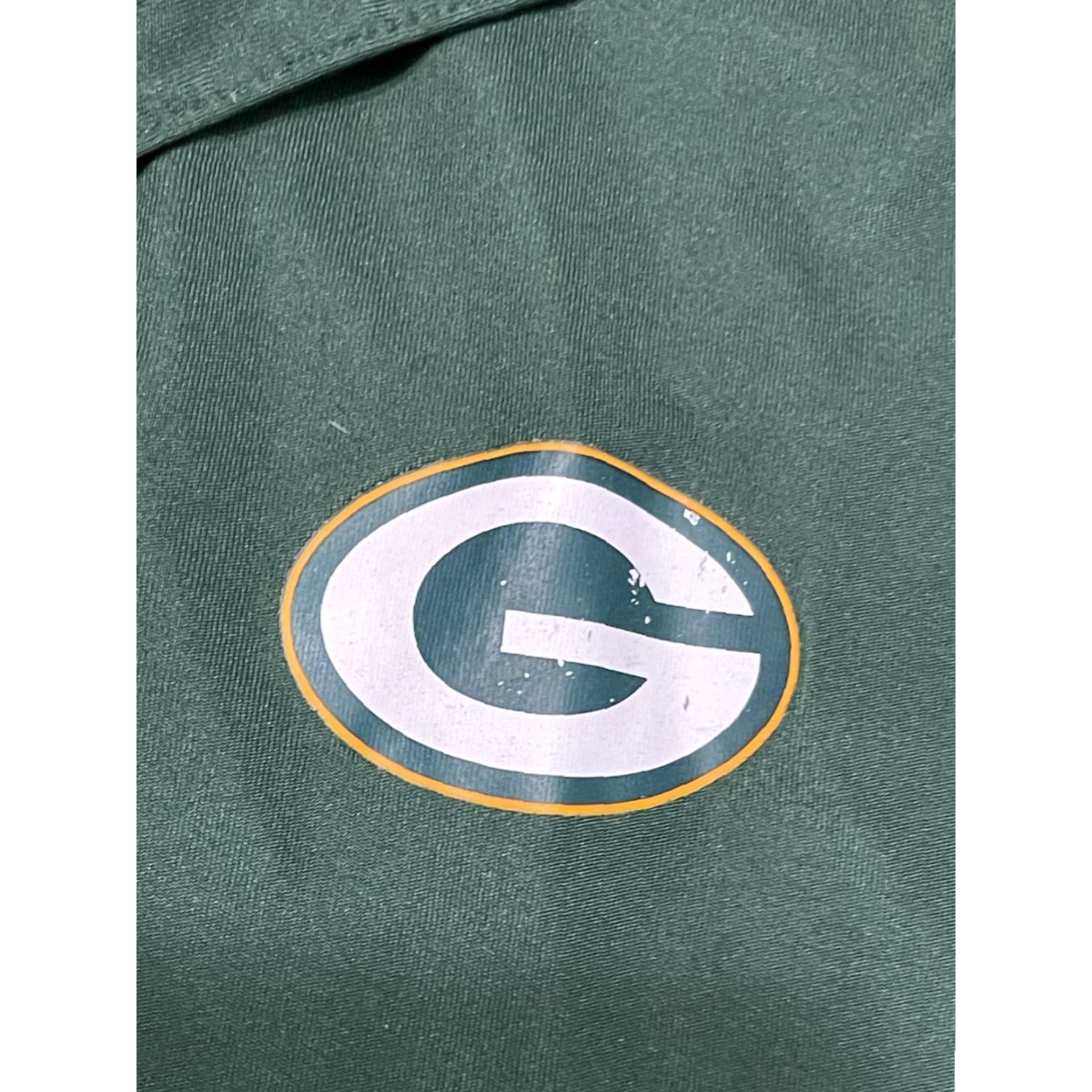 NFL Team Apparel Shirt, NFL Green Bay Packers, Men’s Size Large, Polo, Short Sleeve, Green, TX3 Cool, Bar None Size US L / EU 52-54 / 3 - 3 Thumbnail