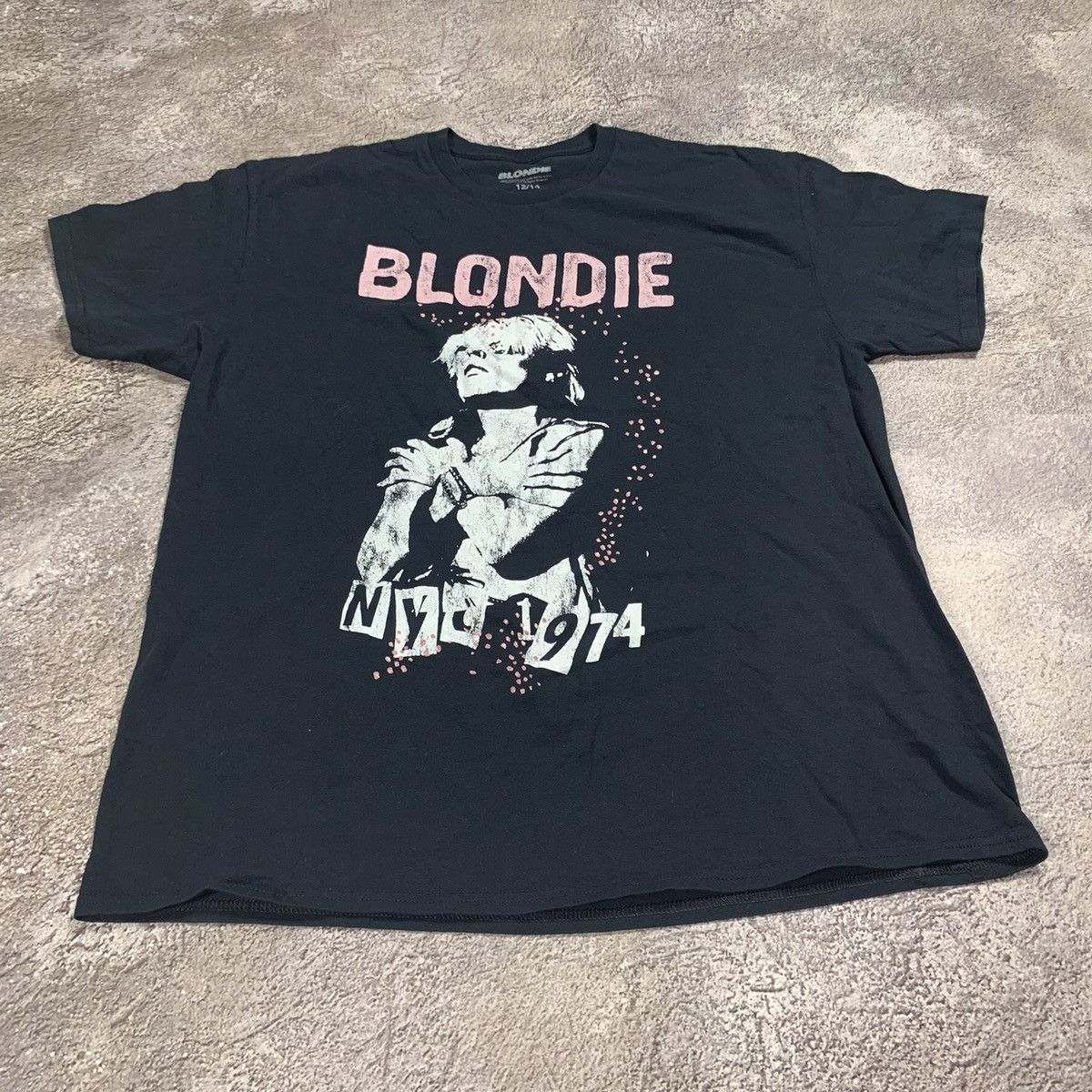 Vintage Vintage 90s Blondie Band Tee Graphic Punk Grunge Black M Size US M / EU 48-50 / 2 - 2 Thumbnail