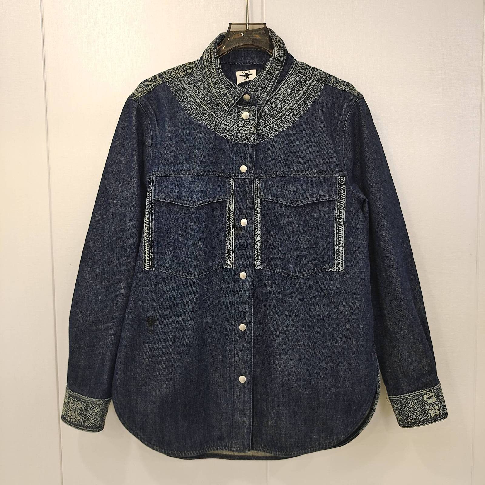Dior Dior Embroidered Denim Jacket IT 38 Size XS / US 0-2 / IT 36-38 - 1 Thumbnail