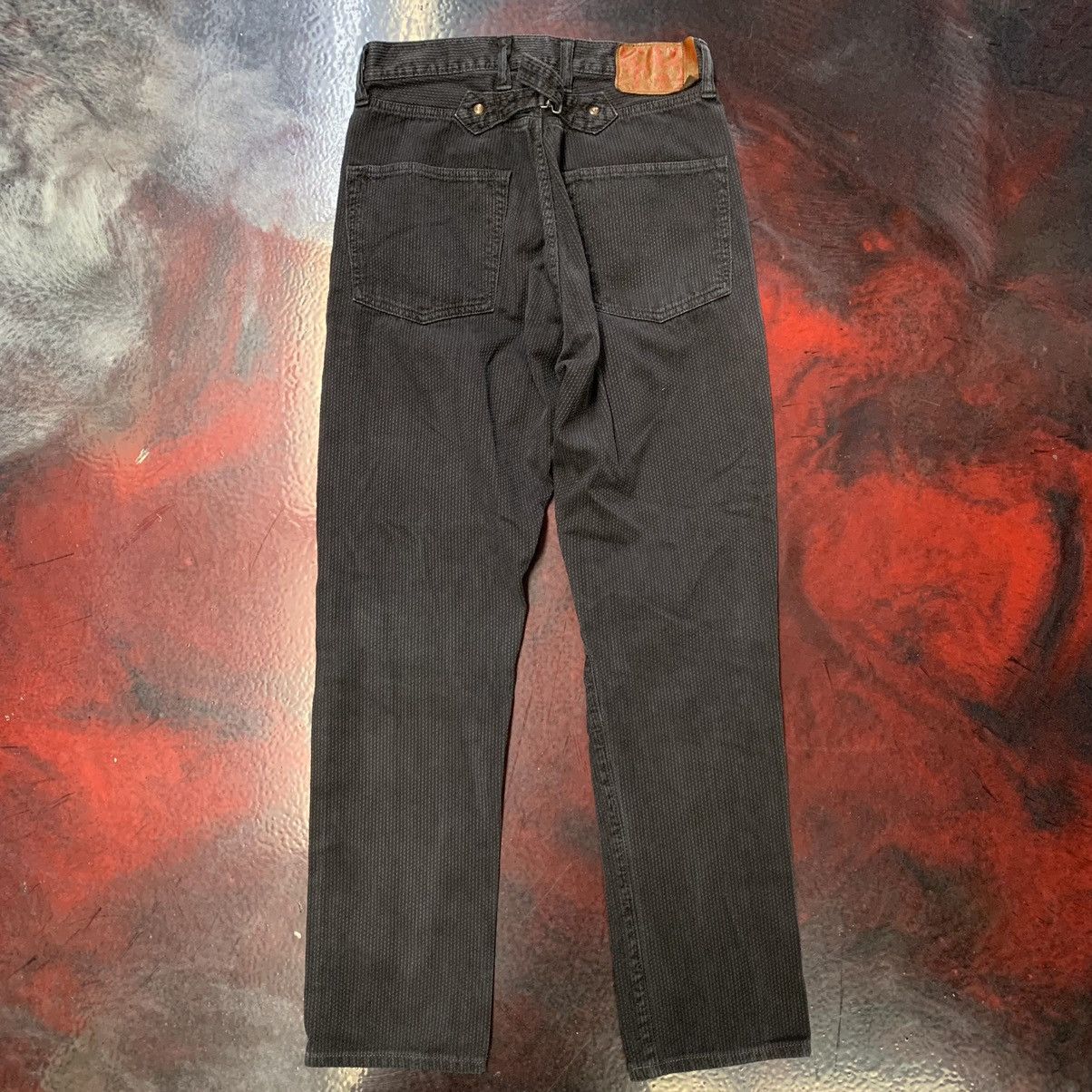 Kapital Kapital Denim Buckle Back Corduroy Pants Japan Boro Waist 28 Size US 28 / EU 44 - 6 Thumbnail