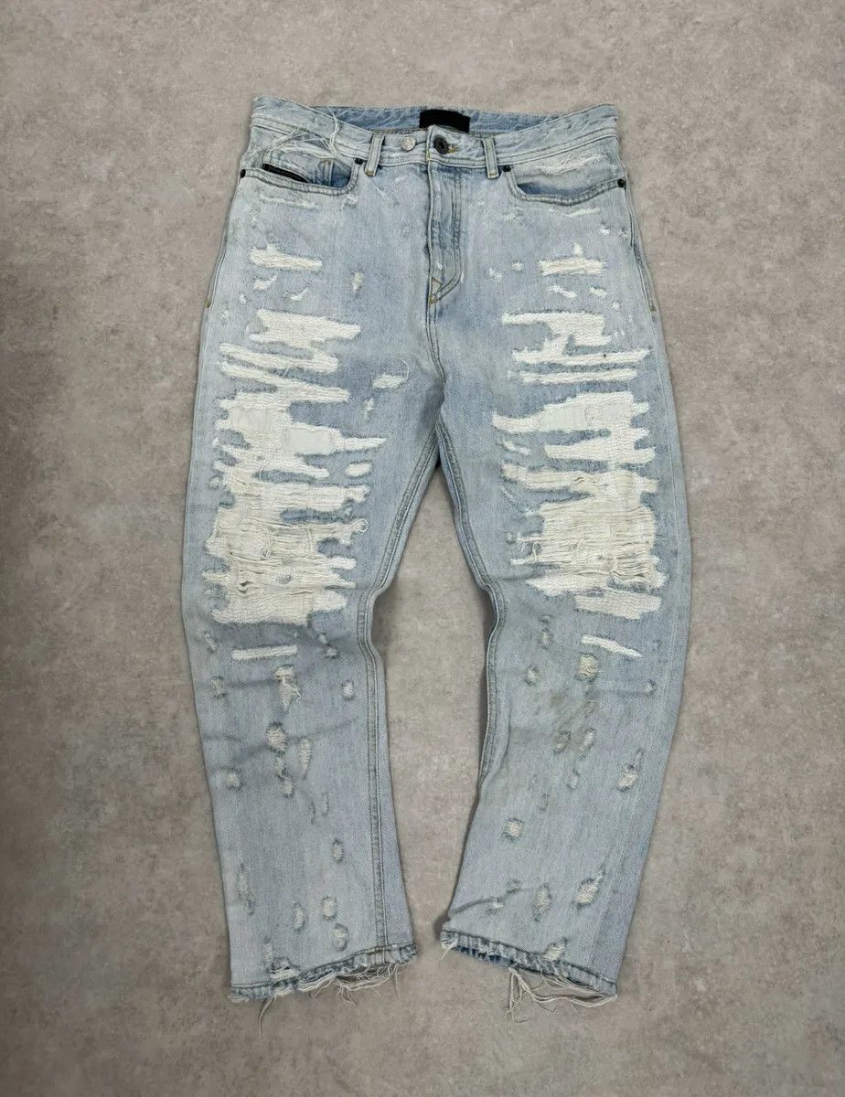Diesel Diesel Blue Distressed Denim Jeans Size US 32 / EU 48 - 4 Thumbnail