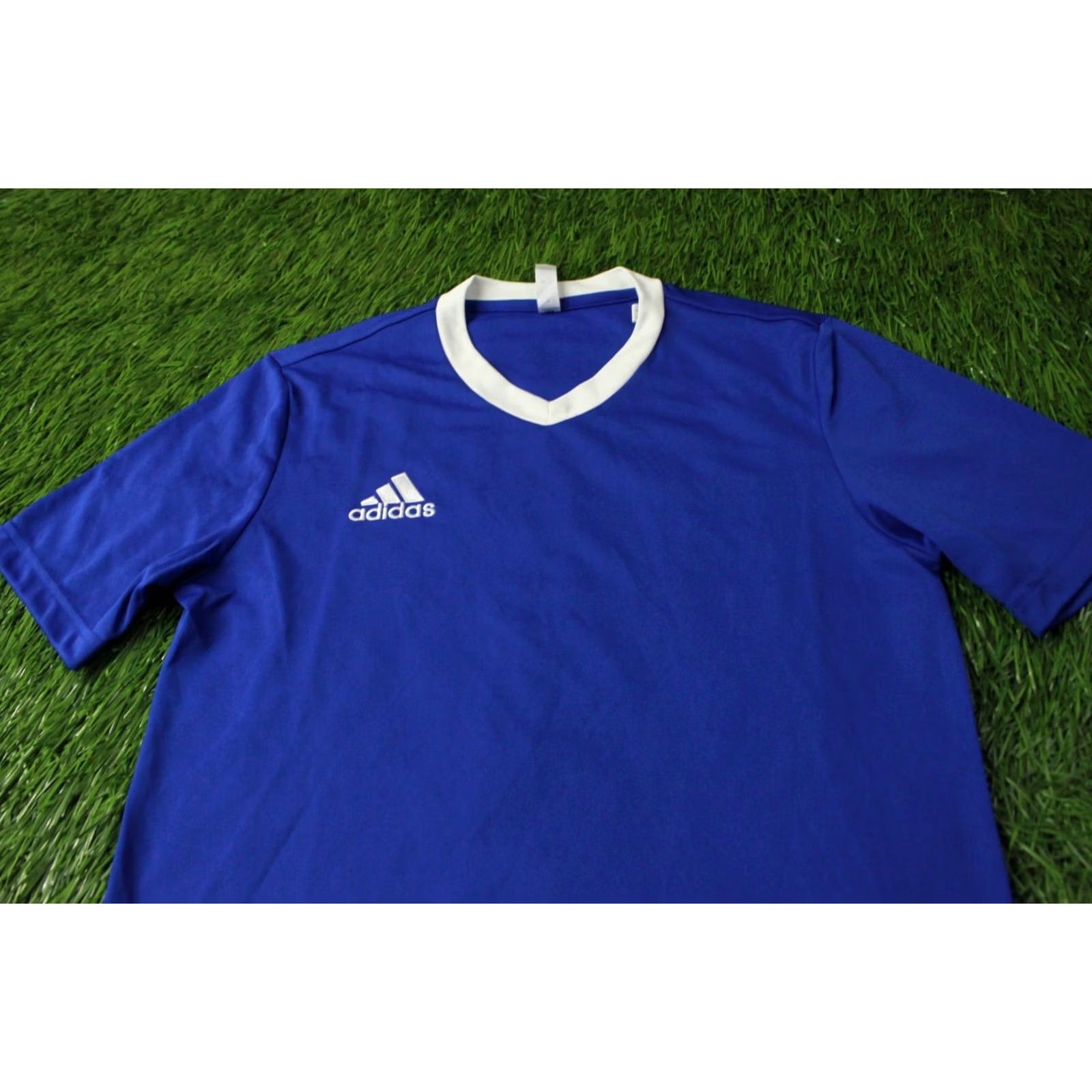 Adidas ADIDAS PERFORMANCE FOOTBALL SHIRT S ADIDAS ENTRADA Men Short Sleeve Blue and White 2021 Football Size US S / EU 44-46 / 1 - 2 Thumbnail