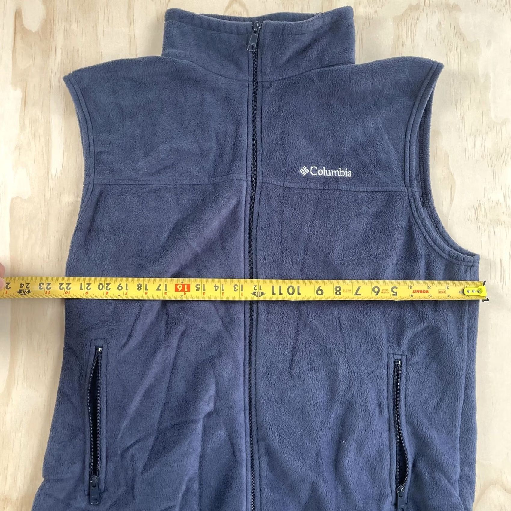 Vintage Columbia Vest Mens XL Blue Fleece Full Zip Pockets Casual Outdoor Warm Jacket/Coat Length Mid-Length Standing Collar Zipper Pocket Size US XL / EU 56 / 4 - 5 Thumbnail