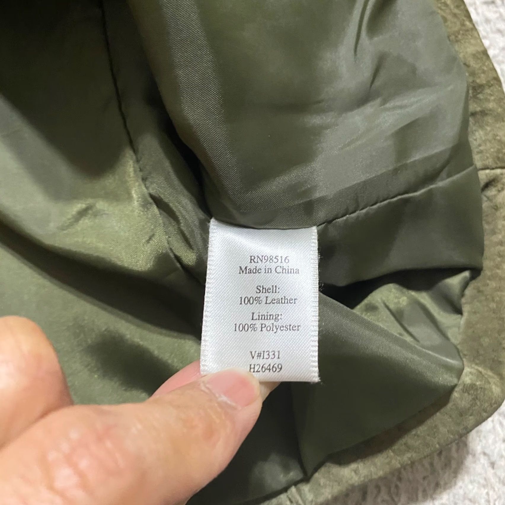 Coldwater Creek Coldwater Creek Womens Jacket PM Green Suede Leather Lined Petites Button Up Casual Travel Classic Mature Preppy Y2K Old Money Size M / US 6-8 / IT 42-44 - 7 Thumbnail