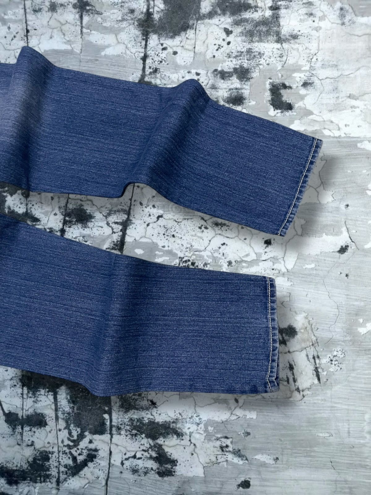 Japanese Brand Vintage 1990s Japan Designer Casse Jeans Patchwork Denim Size US 30 / EU 46 - 13 Thumbnail