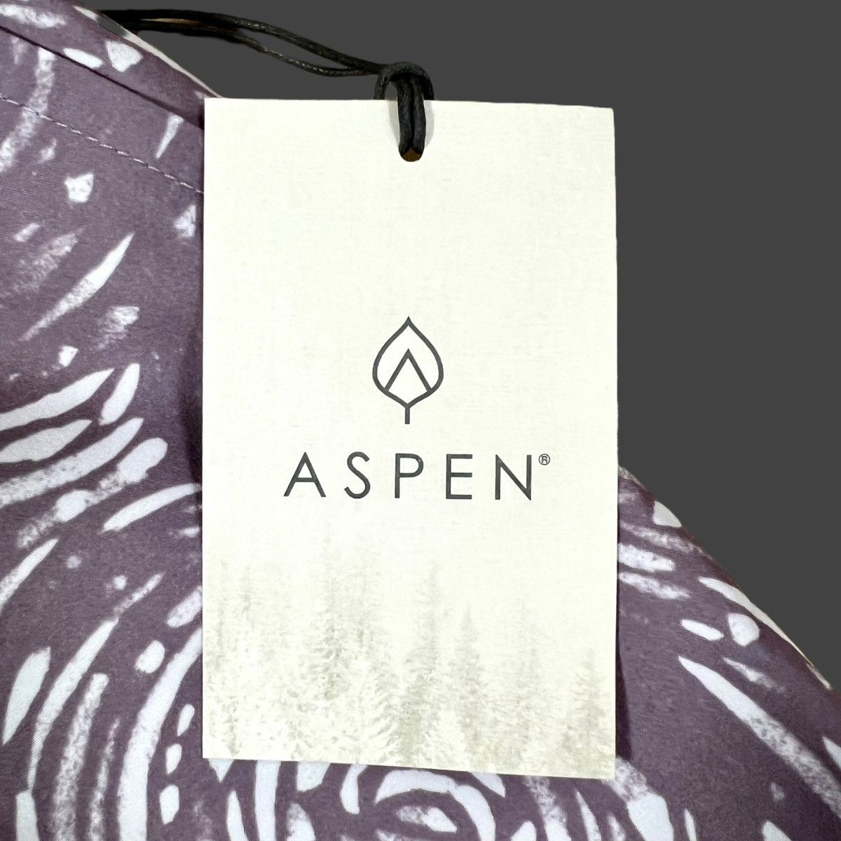 Other Aspen Purple Printed Mesh Hem 4 Pockets Shorts Sz XL Size 35" - 6 Thumbnail