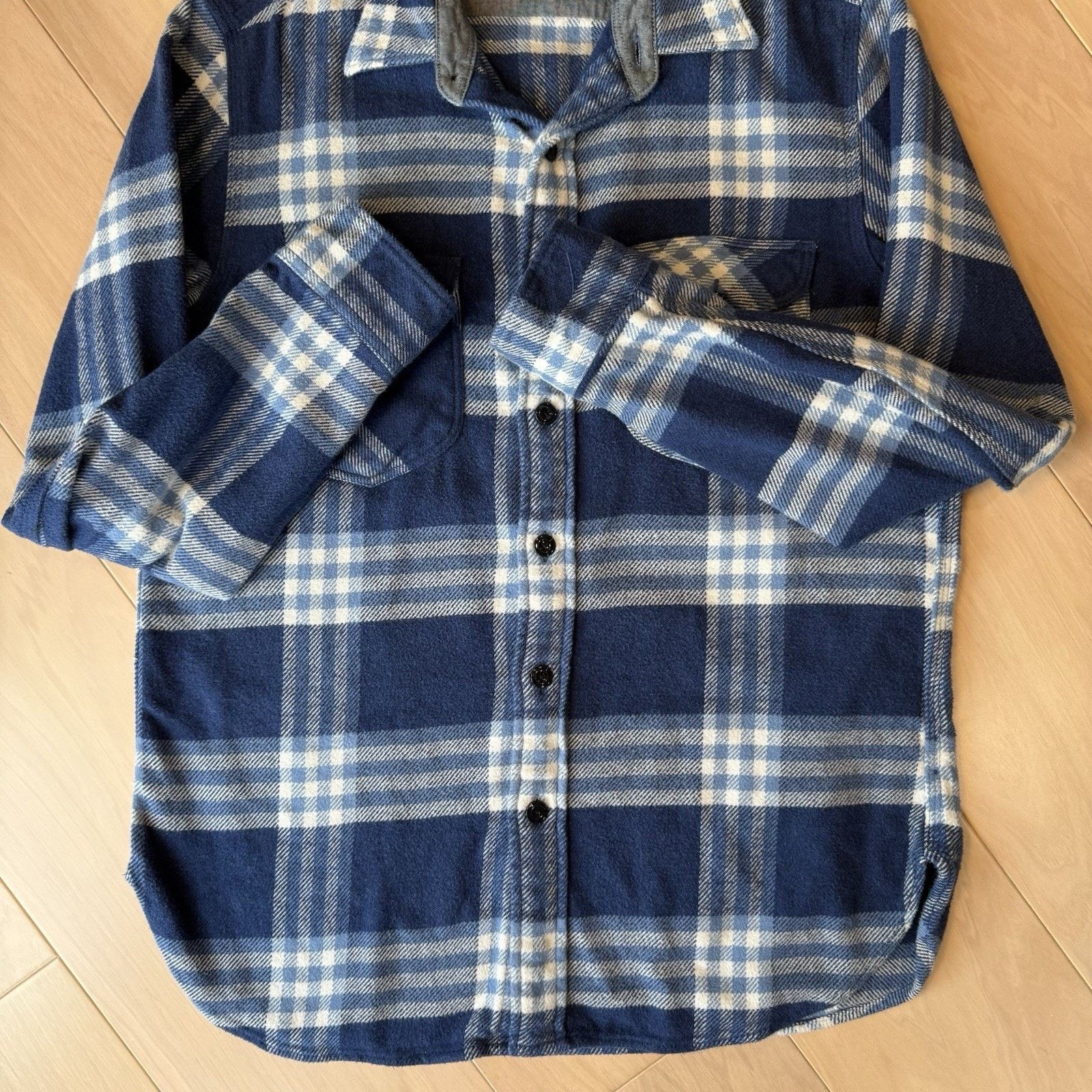 Wallace & Barnes Wallace & Barnes Flannel M Multicolor Plaid Cotton Shirt Size US M / EU 48-50 / 2 - 6 Thumbnail