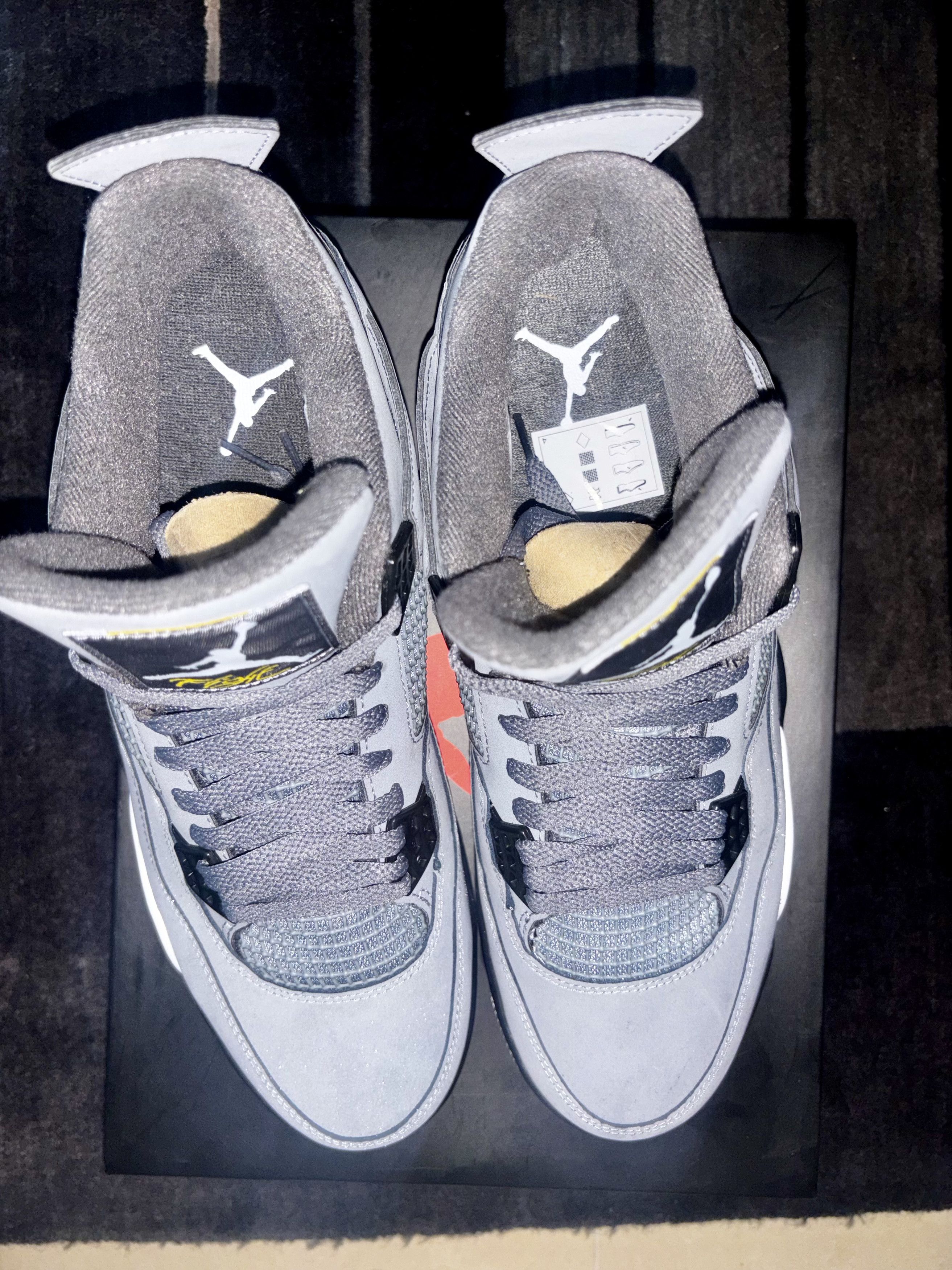 Jordan Brand Nike Air Jordan 4 Retro Cool Grey 2019 US11/EU45 Size US 11 / EU 44 - 7 Thumbnail
