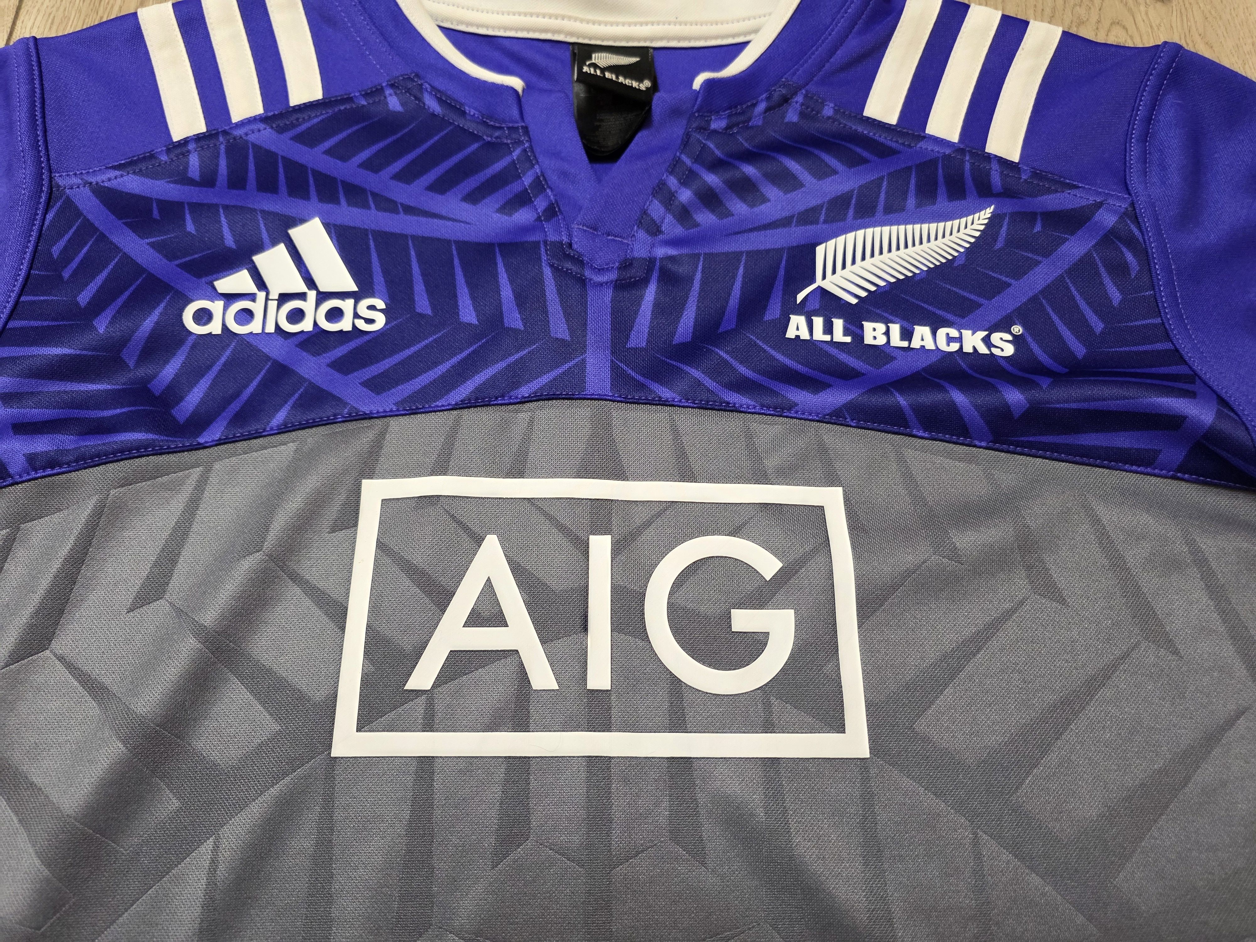 Adidas MAORI ALL BLACKS 2016 RUGBY JERSEY NEW ZEELAND SHIRT Size US L / EU 52-54 / 3 - 3 Thumbnail