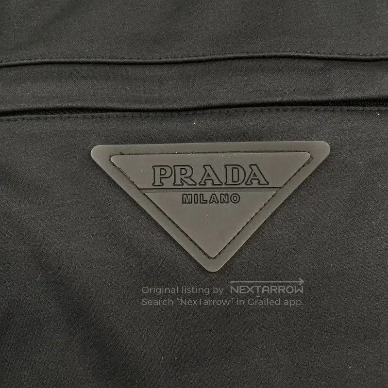 Prada Prada Black Cotton Casual Pants for Men. Size US 27 - 5 Thumbnail