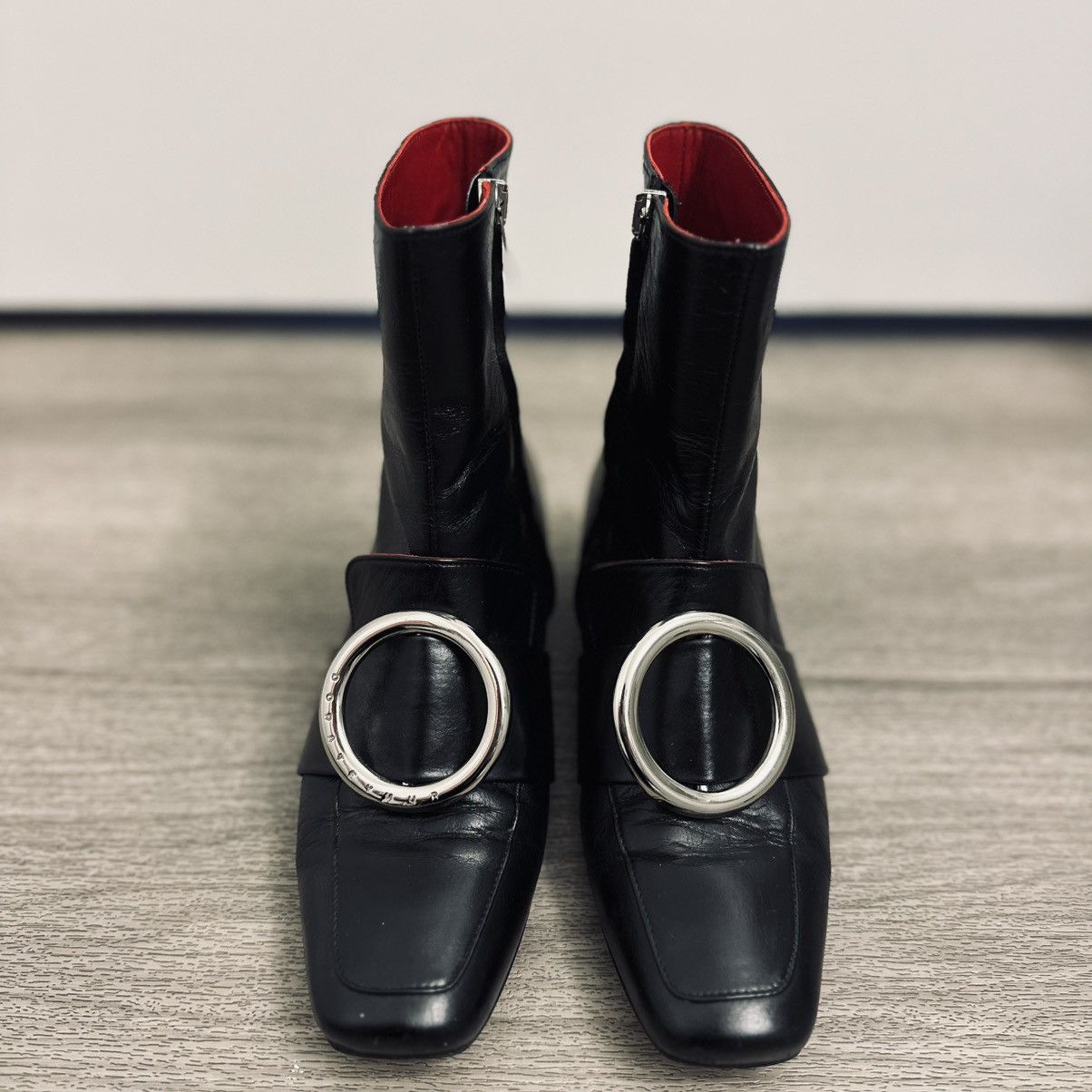 DORA TEYMUR Dorateymur Biturbo Boots in Black New Vintage Leather Size US 6.5 / IT 36.5 - 4 Thumbnail
