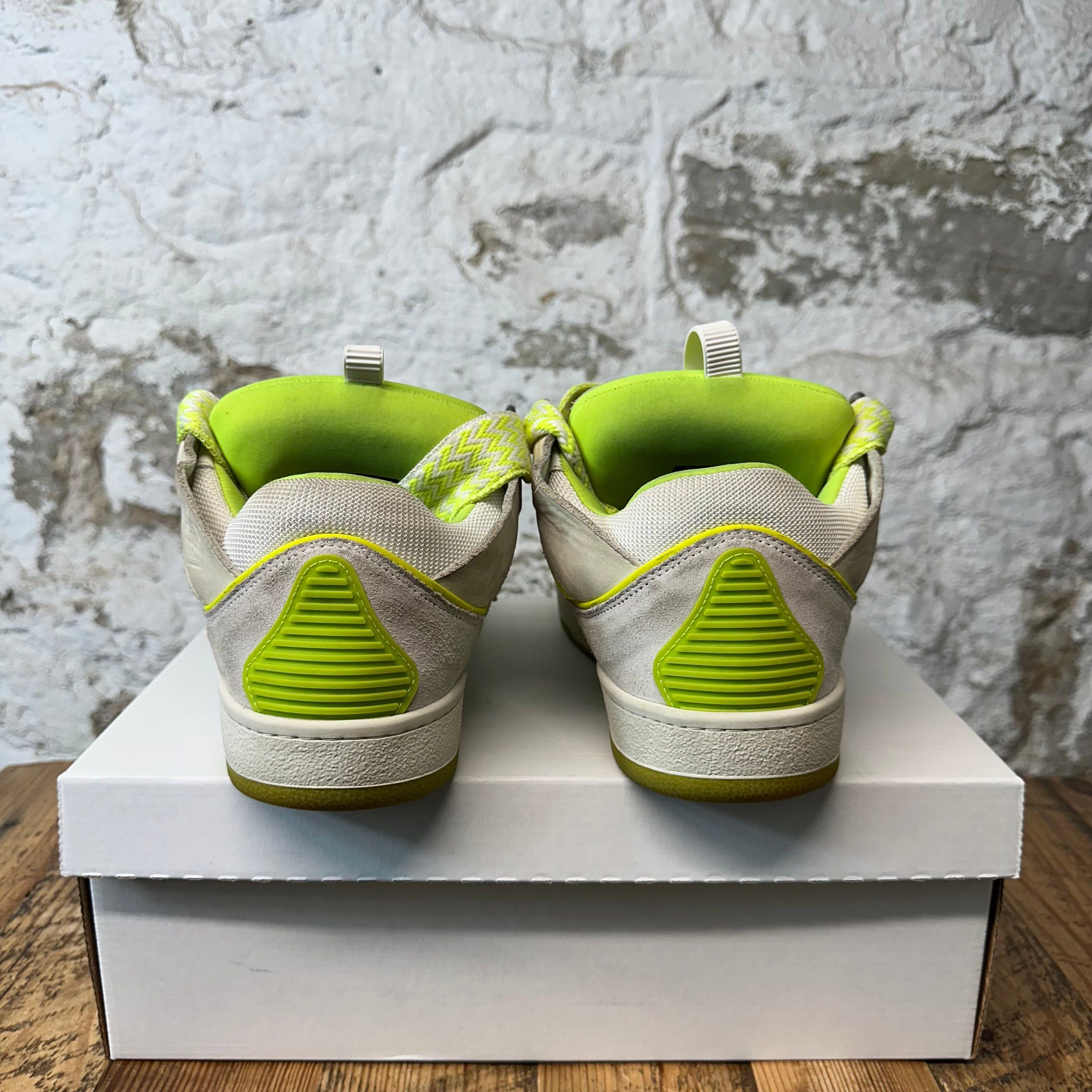 Lanvin Lanvin Curb Yellow Grey White Sneaker Sz 10 (43) Size US 10 / EU 43 - 6 Thumbnail