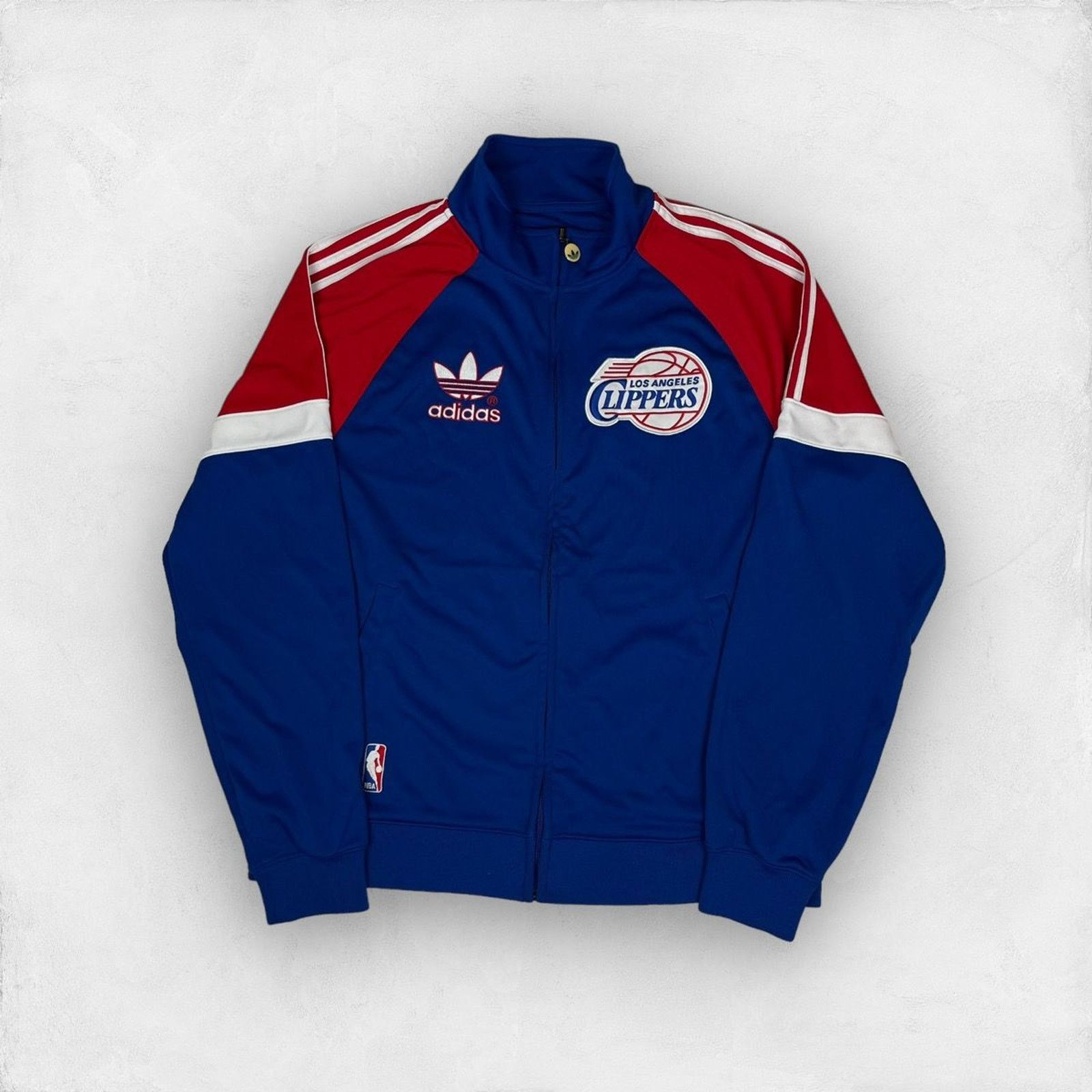 Adidas Men's Blue LA Clippers Basketball Team Track Jacket L - Main Image