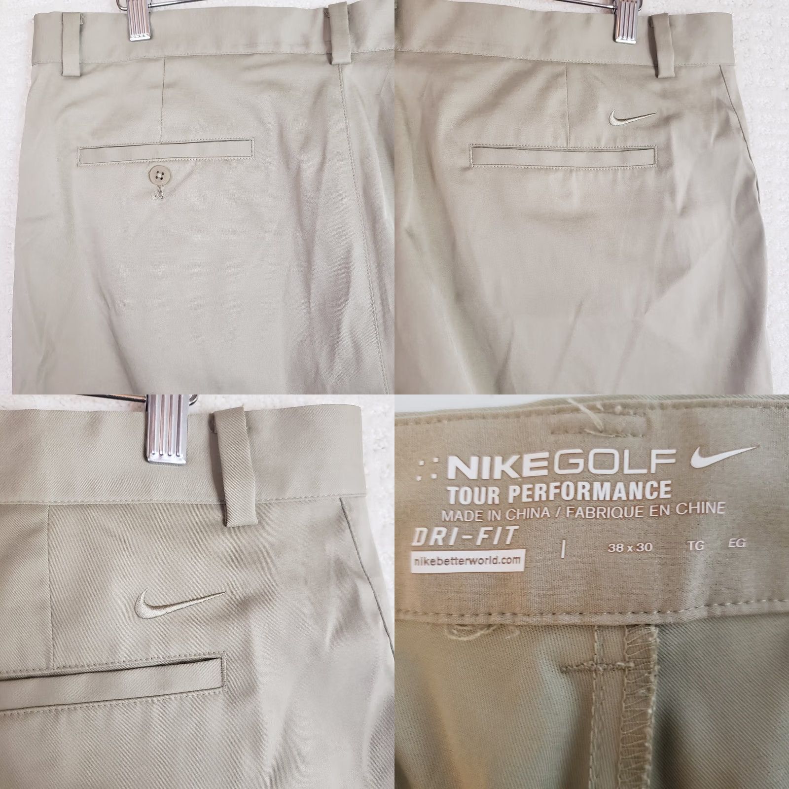 Nike Nike Golf Tour Performance Dri-Fit Beige Pants Mens 38x30 Shirt? Size US 38 / EU 54 - 8 Thumbnail