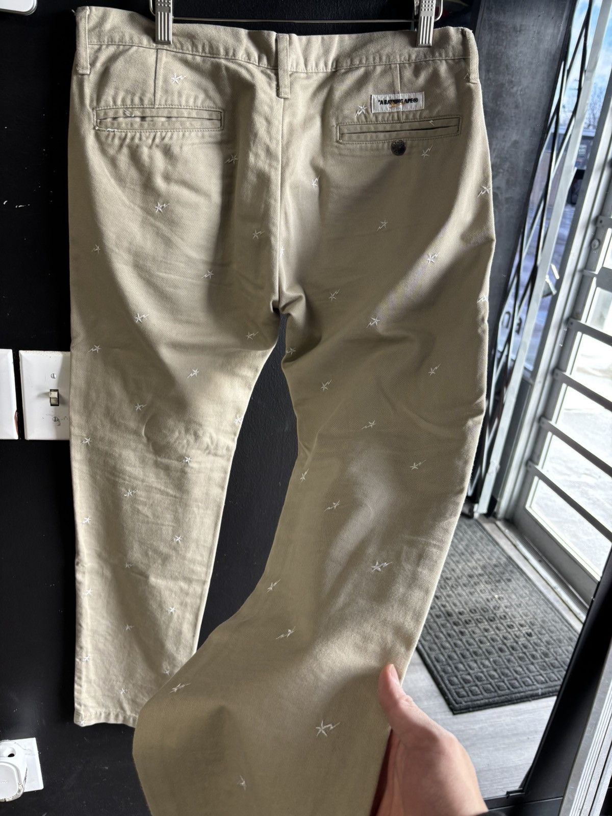 Bape BAPE BAPESTA KHAKI PANTS STARS Size US 32 / EU 48 - 4 Thumbnail