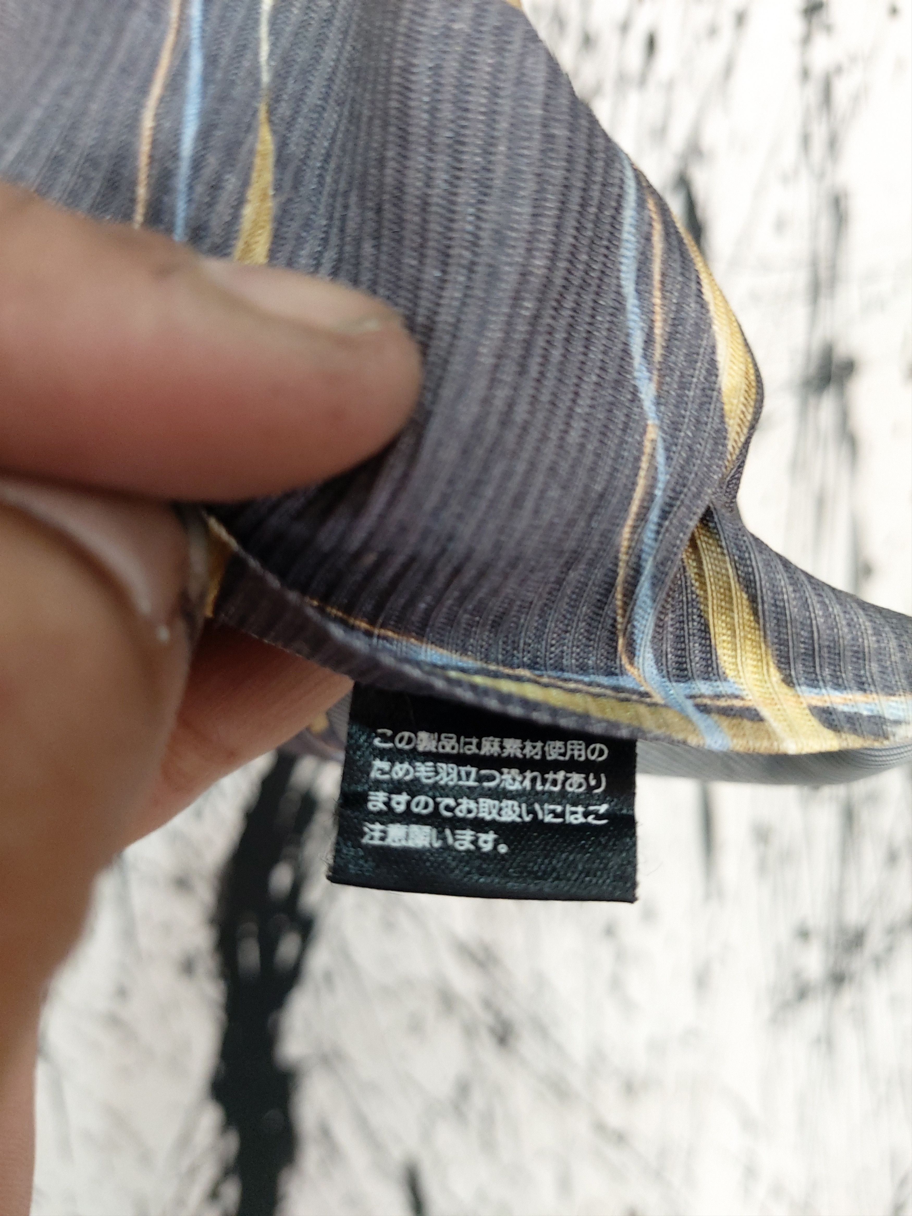 Issey Miyake ISSEY MIYAKE X PATTERN 100% SILK TIE Size ONE SIZE - 6 Thumbnail