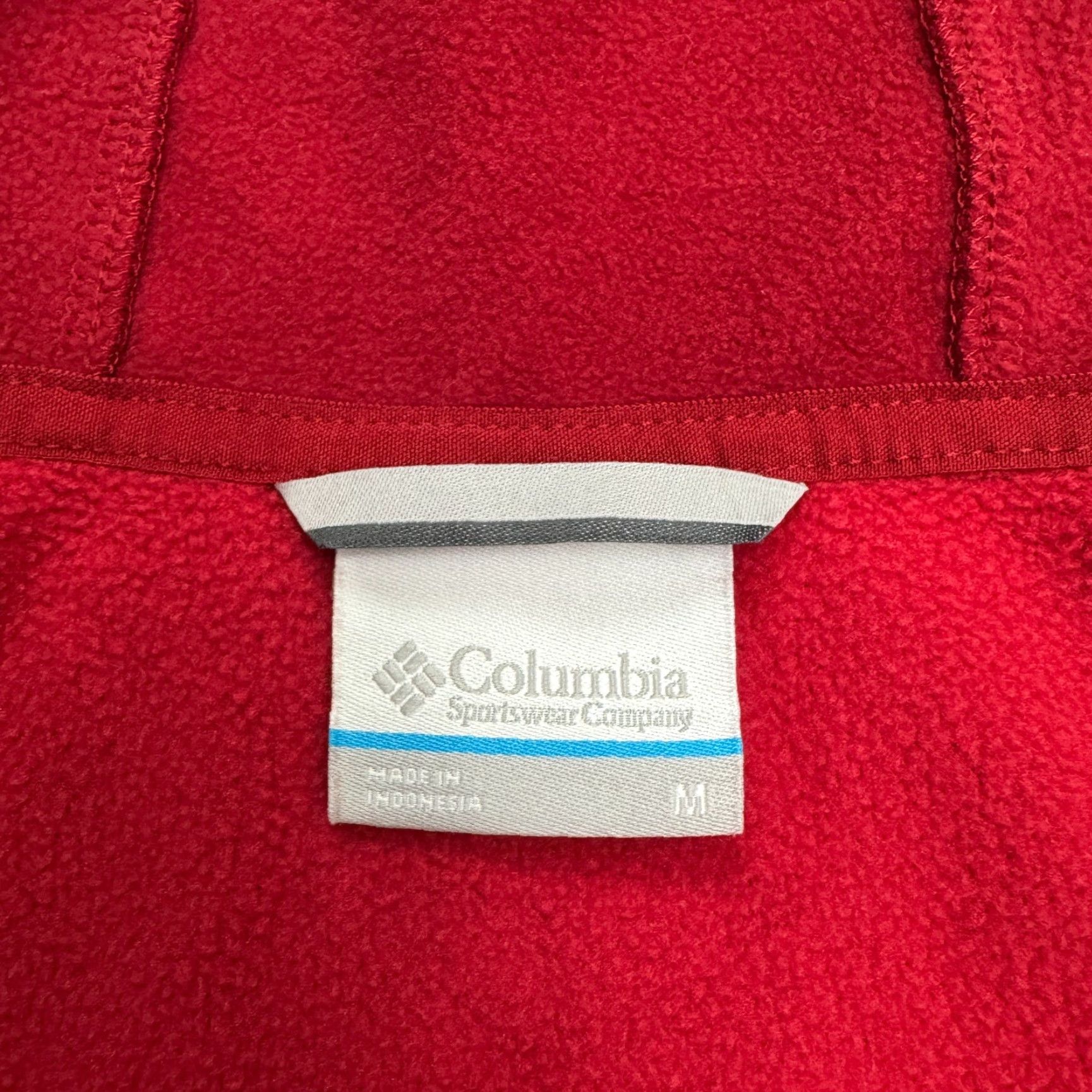 Vintage Columbia Hoodie Jacket Women M Red Omni Wick Featherweight Tech Fleece Hooded All Seasons Hiking Outdoor Athleisure Shirt Inte Size M / US 6-8 / IT 42-44 - 7 Thumbnail