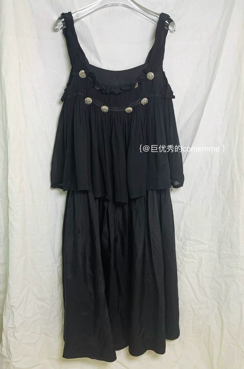 Comme des Garcons Comme Des Garcons Black halter double dress doll dress gol Size M / US 6-8 / IT 42-44 - 1 Thumbnail