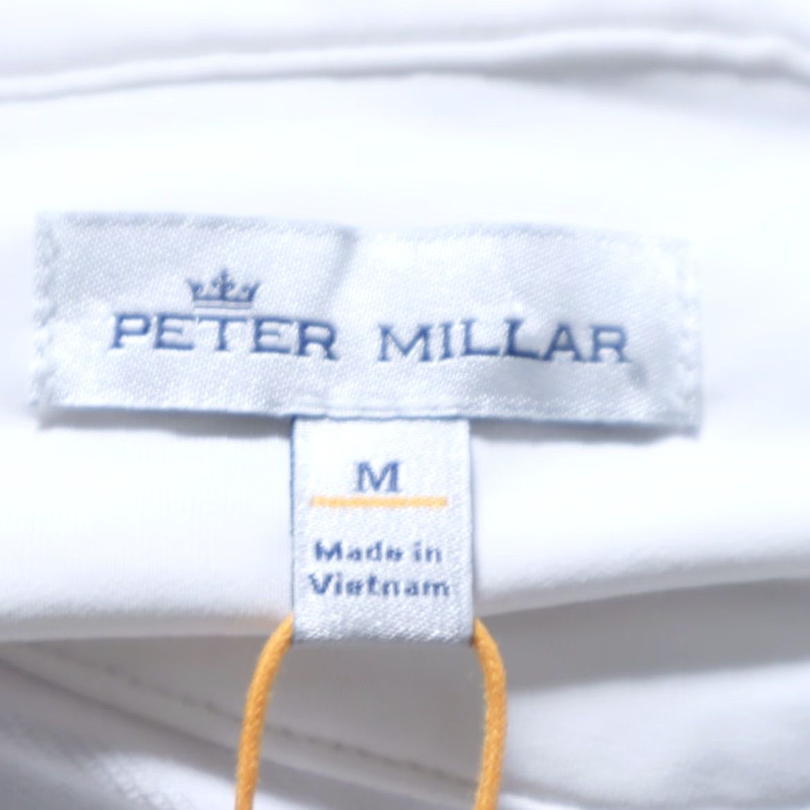 Peter Millar Peter Millar Crown Sport Perth Dip Dye Ombre Mock Long Sleeve Sweatshirt White Men's M Shirt Size US M / EU 48-50 / 2 - 5 Thumbnail