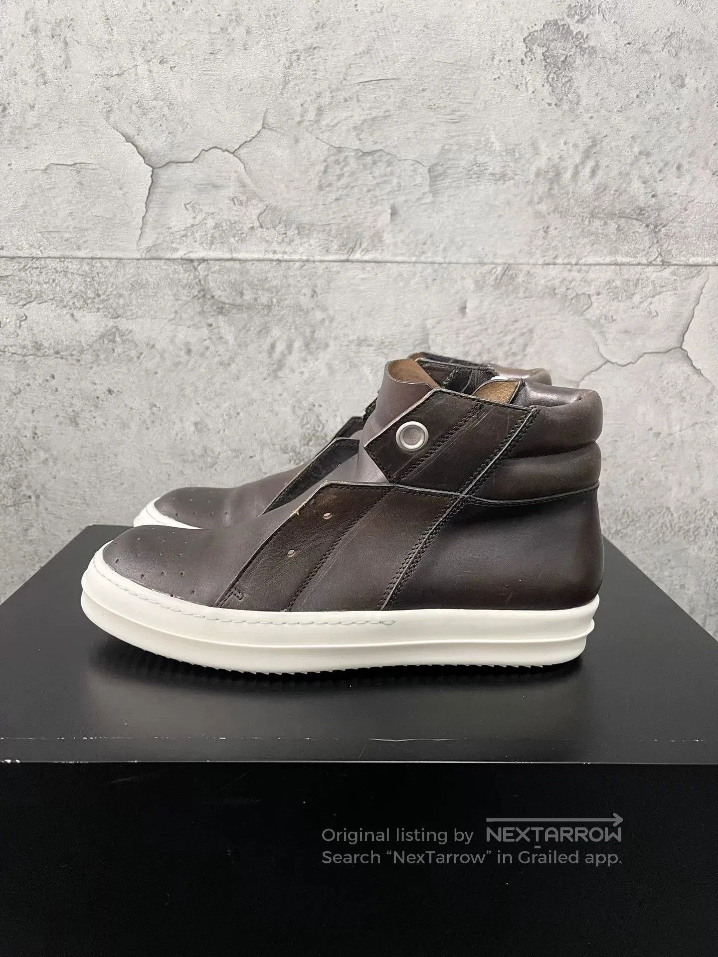 Rick Owens rick owens island dunk brown high. Size US 6 / EU 39 - 4 Thumbnail