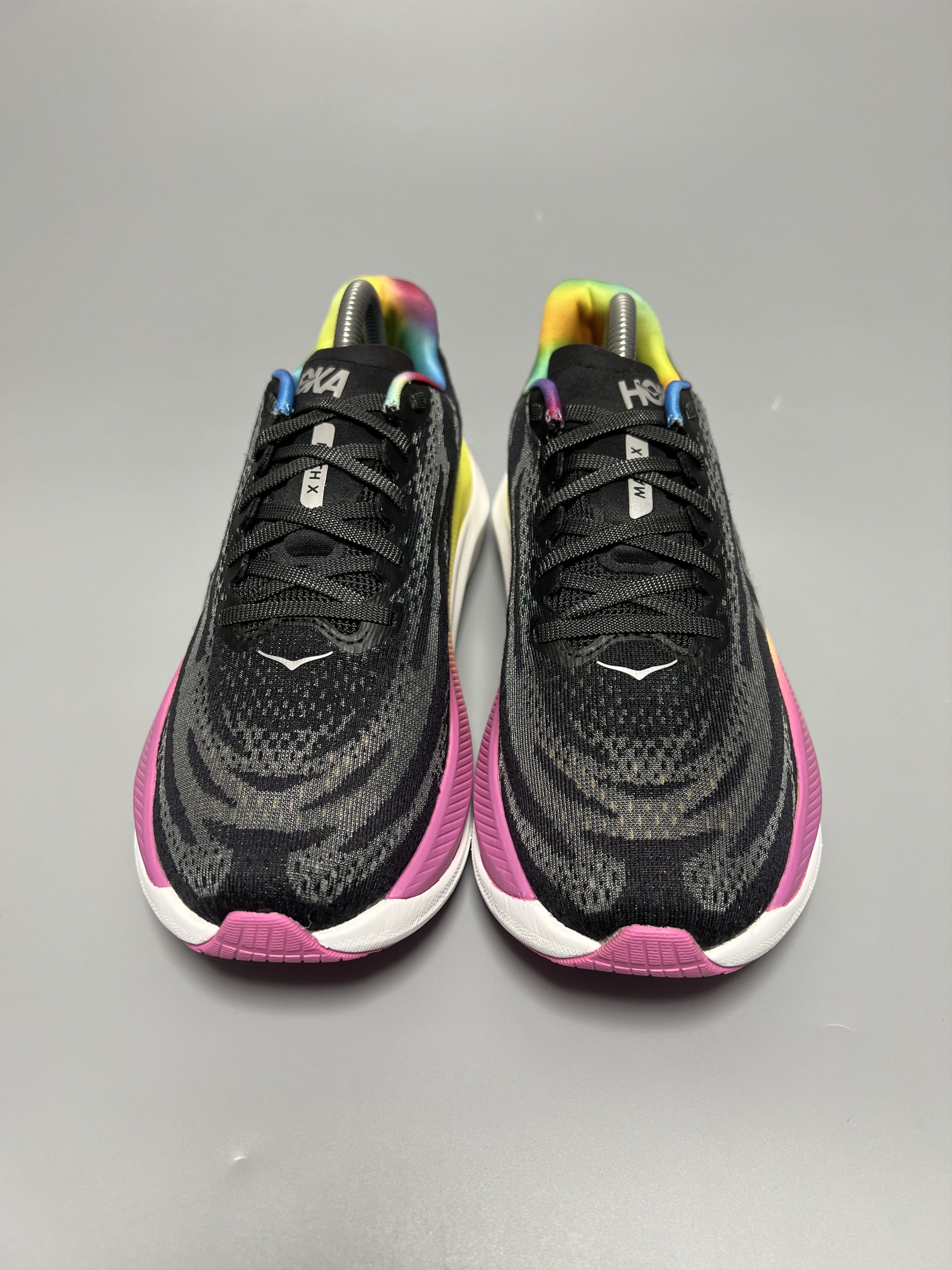 Hoka 7B Hoka One One Mach X "Black Rainbow" Women's Running Shoes Size US 7 / IT 37 - 4 Thumbnail