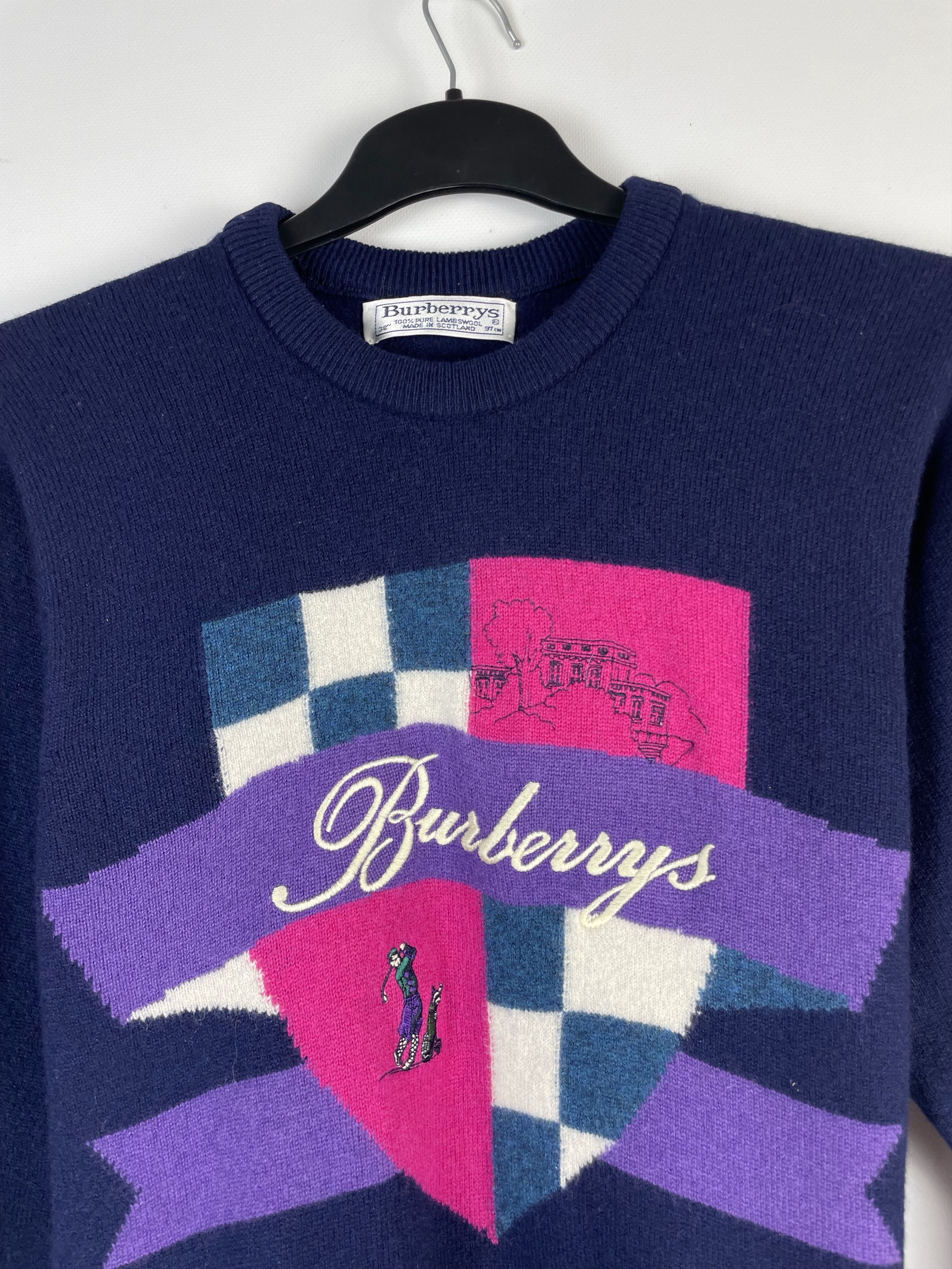 Burberry Vintage Burberry Jumper Sweater Knit Size US XS / EU 42 / 0 - 4 Thumbnail
