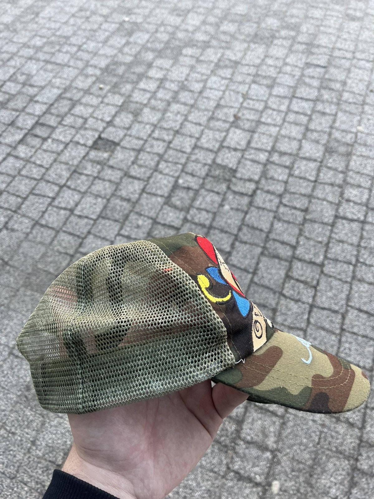 Christian Audigier × Ed Hardy × Vintage Mens Vintage Ed Hardy Cap Christian Audigier skull skeleton Size ONE SIZE - 4 Thumbnail