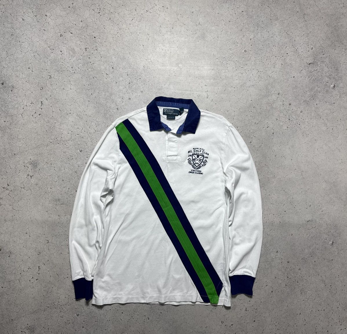 Polo Ralph Lauren Polo Ralph Lauren Vintage Rugby Sweatshirt #5 PRL Size US M / EU 48-50 / 2 - 1 Thumbnail