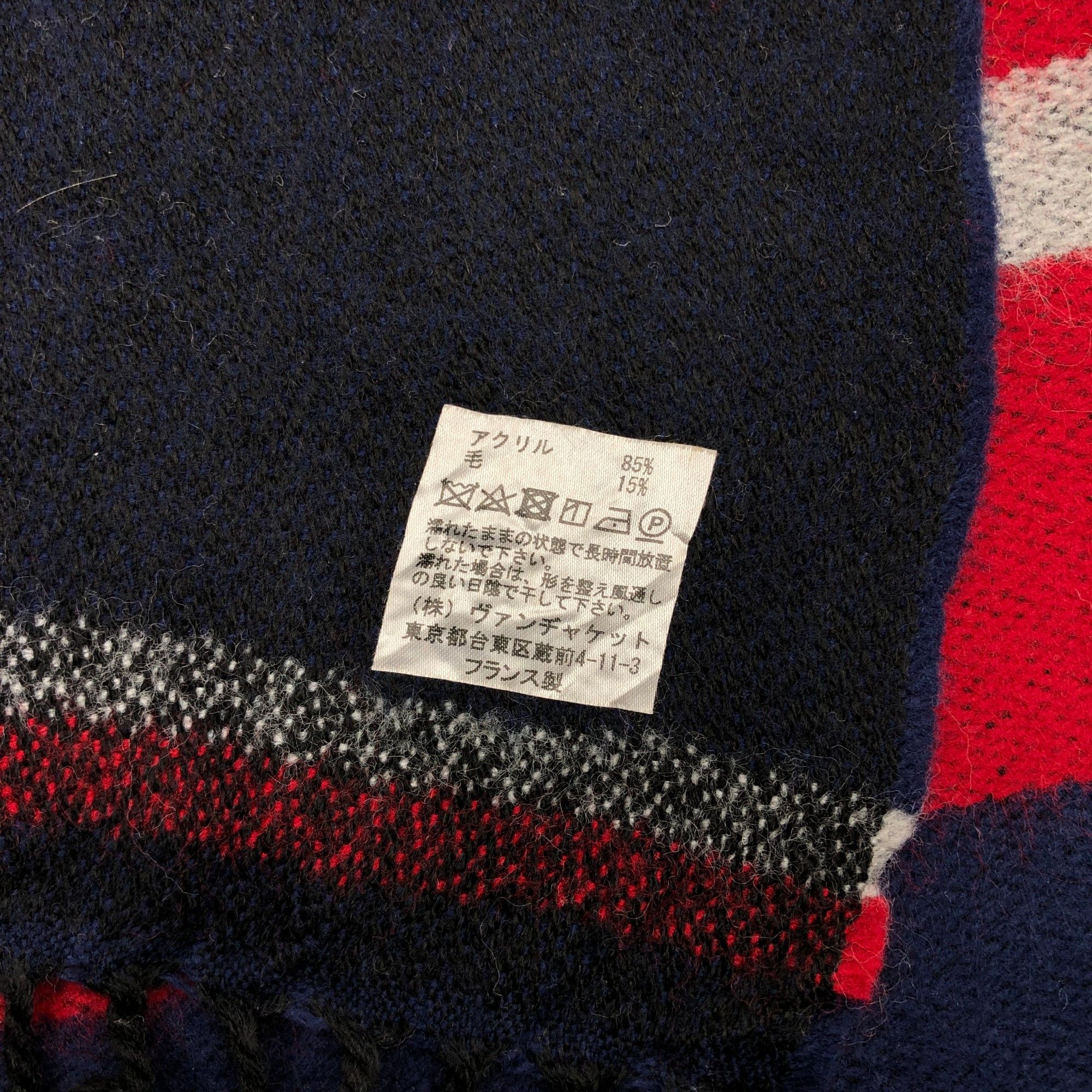 Vintage Vintage Van Jac Scarf Muffler Wool Cashmere Scarves Size ONE SIZE - 5 Thumbnail