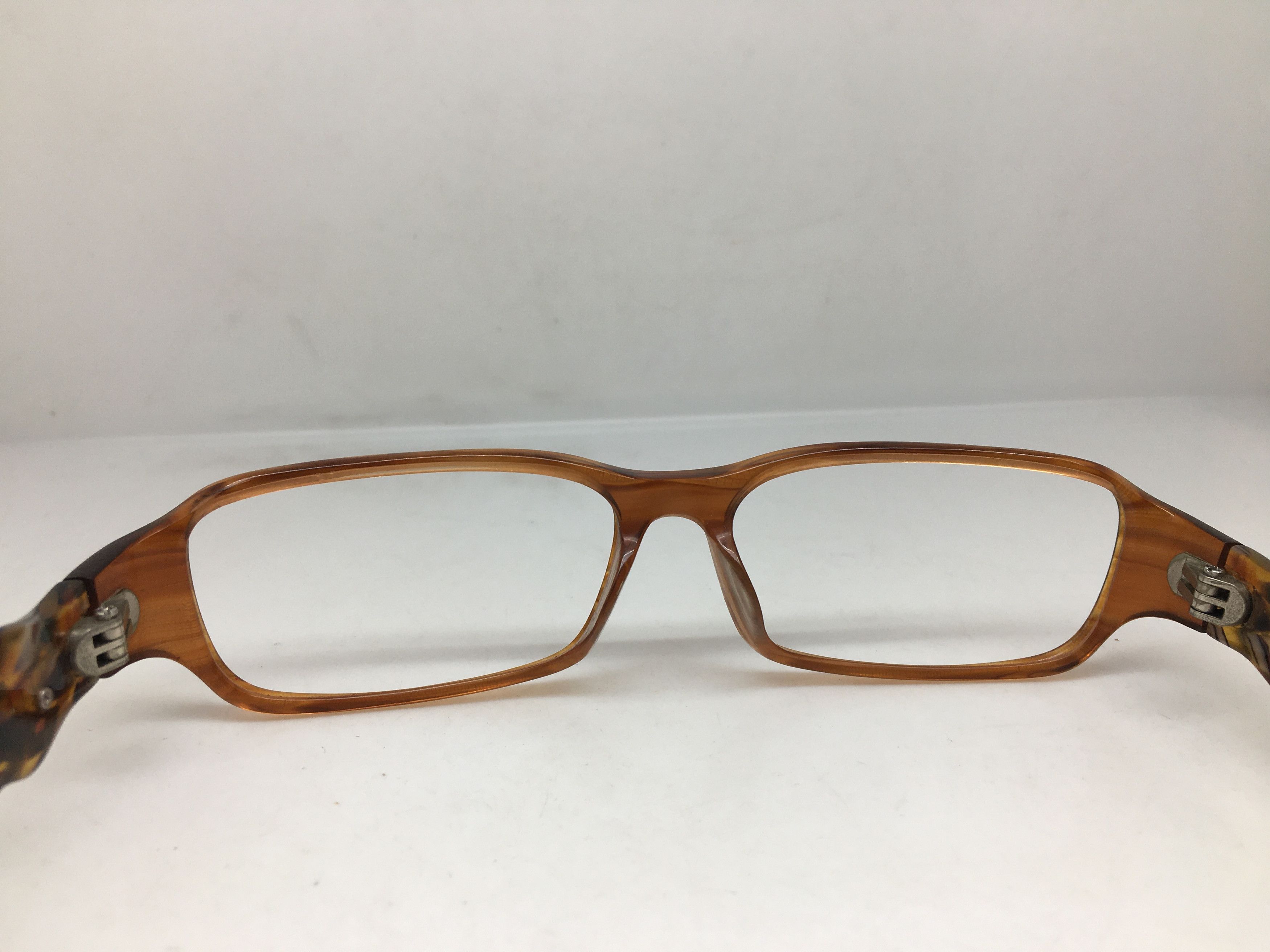 Evisu Vintage Evisu EV-8183 Brown Acetate RX Eyeglasses Frame Size ONE SIZE - 7 Thumbnail
