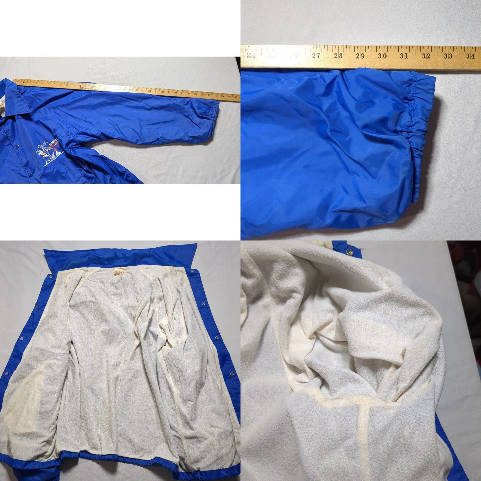 Vintage VTG 80s Herbie Famous Fireworks Auburn Sportswear Blue Coaches Jacket XXL USA Nylon Nylon Coat Sportswear Mens 2XL Blue 1980s USA Size US XXL / EU 58 / 5 - 8 Thumbnail