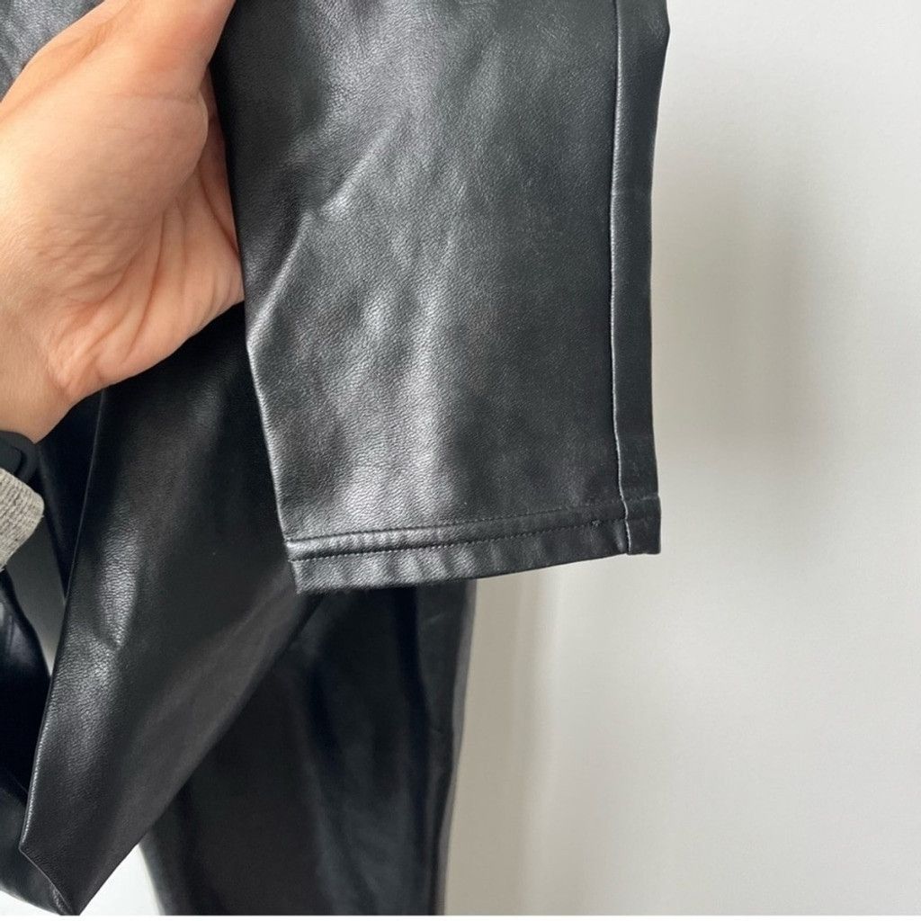 Aritzia Wilfred Free Daria Chic Black polyurethane Leggings Size XS Size 26" / US 2 / IT 38 - 8 Thumbnail