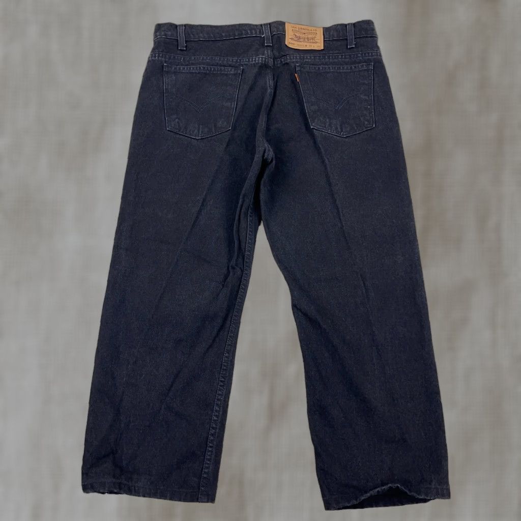 Levi's VINTAGE Levi's 505 Jeans Men 36x25 Straight Regular Fit Denim Black 80s 90s Modern Compact Dresswear Mens Size US 36 / EU 52 - 1 Thumbnail