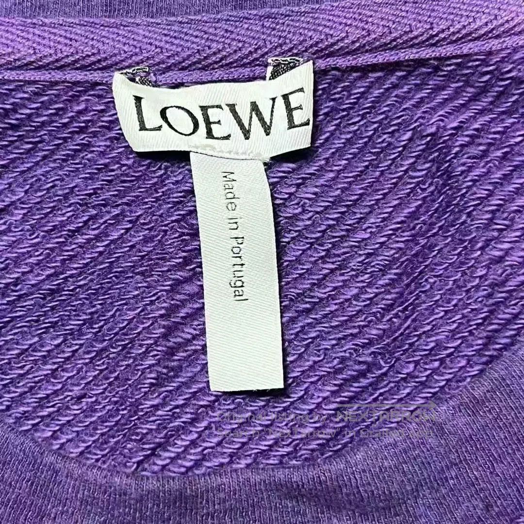 Loewe Loewe Purple Long Sleeve Logo Sweater. Size US M / EU 48-50 / 2 - 3 Thumbnail