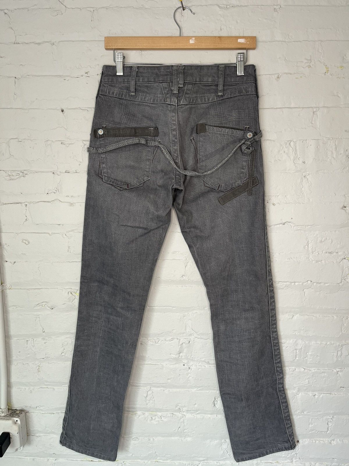 Marithe + Francois Girbaud Marithé Francois Girbaud “Tape Snake” Denim Pants Size US 29 - 2 Thumbnail