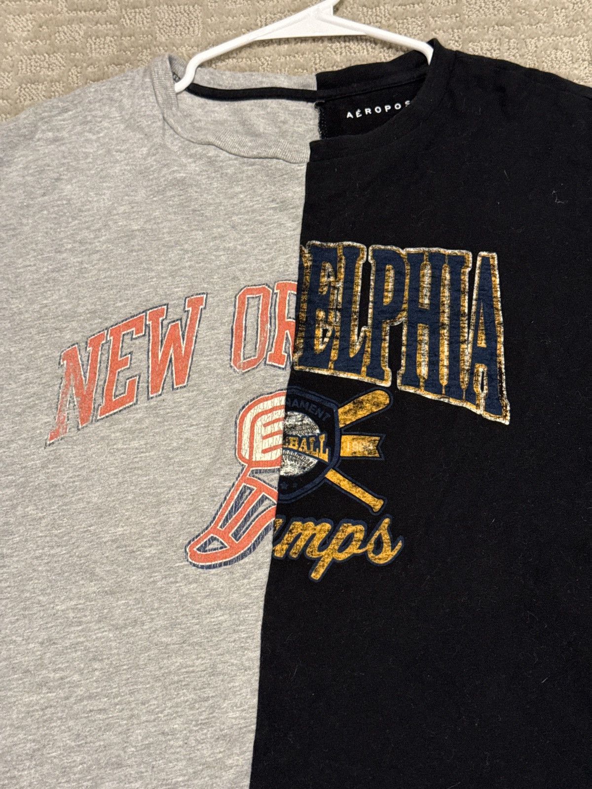 Aeropostale Vintage Aéropostale Split Baseball Tee Size US M / EU 48-50 / 2 - 2 Thumbnail
