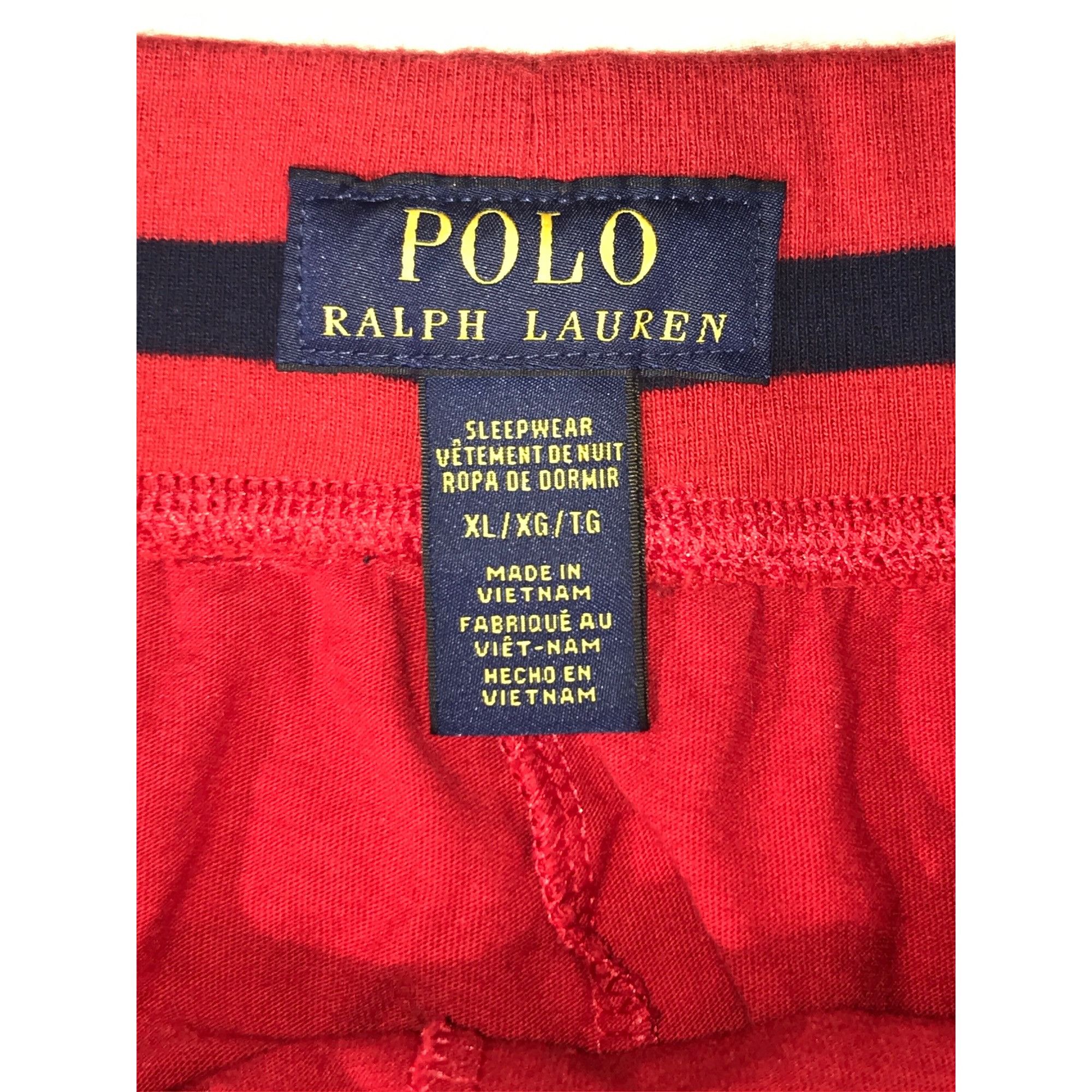 Polo Ralph Lauren Polo Ralph Lauren Mens Red Drawstring Sleepwear Lounge Short Size US 34 / EU 50 - 3 Thumbnail