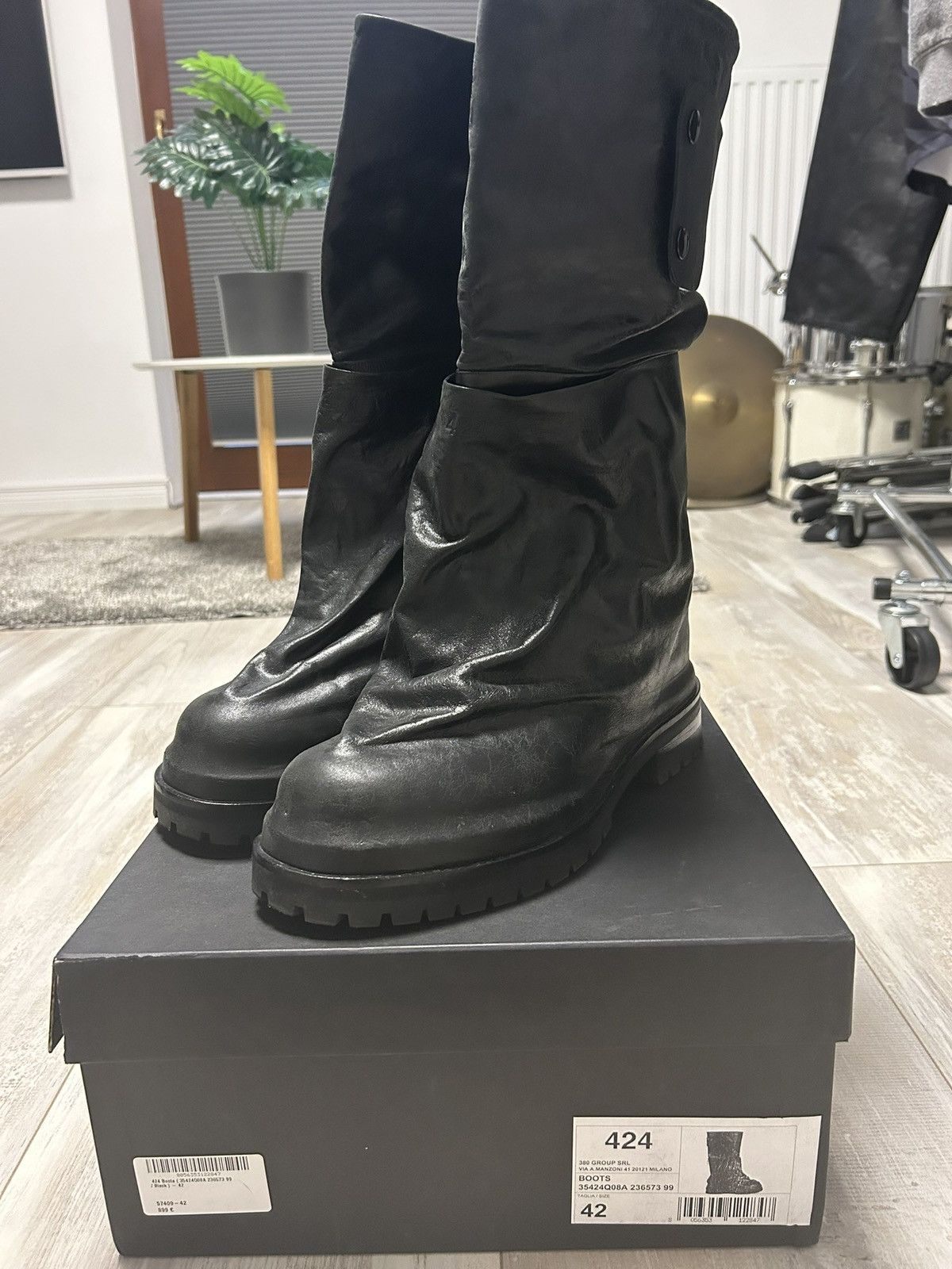 424 424 Dragon Rider Boots | Grailed