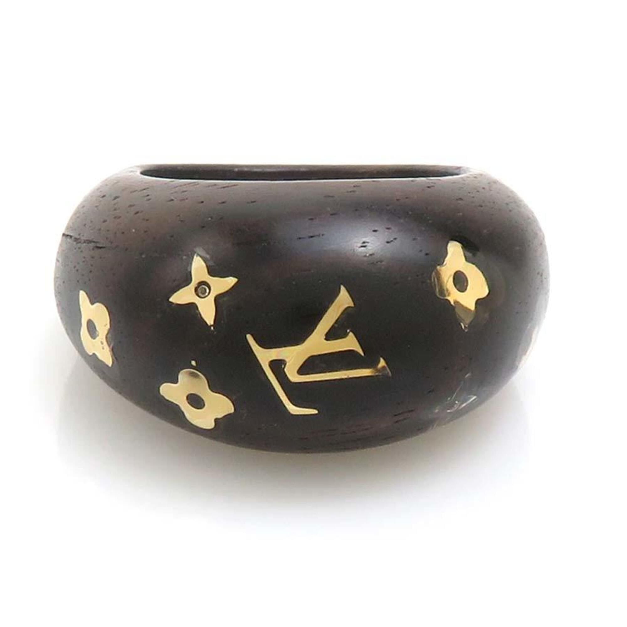 Louis Vuitton Louis Vuitton Ring - Bague Sylvania Wood Brown Women's M65934 1 h32115a Size ONE SIZE - 1 Thumbnail