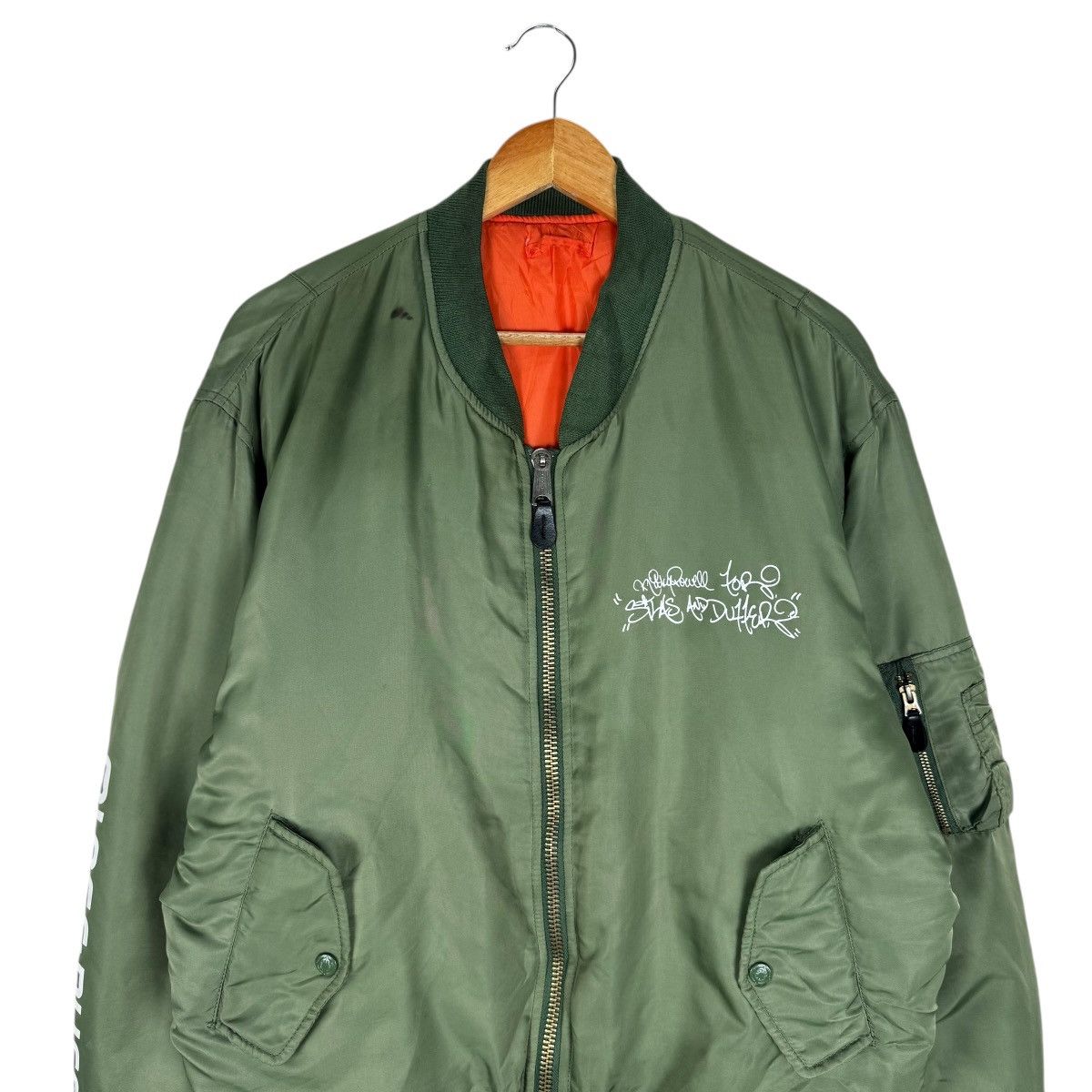 Silas ☀️SILAS CYPRESS HILL MA-1 REVERSIBLE BOMBER JACKET Size US XL / EU 56 / 4 - 4 Thumbnail
