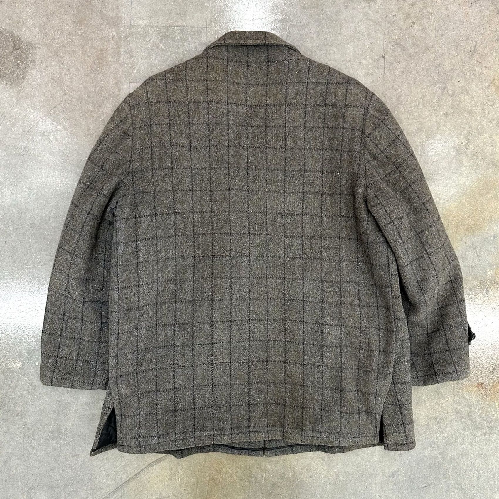 Vintage VINTAGE Pennleigh Sportswear W.T. Grant Co. Wool Men’s Coat Gray Plaid Quilted 1950s L Mens Size US L / EU 52-54 / 3 - 6 Thumbnail