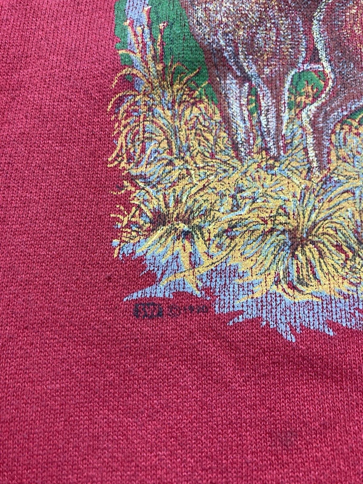 Vintage 90s crewneck sweatshirt deer animals nature raglan boxy L Size US L / EU 52-54 / 3 - 3 Thumbnail