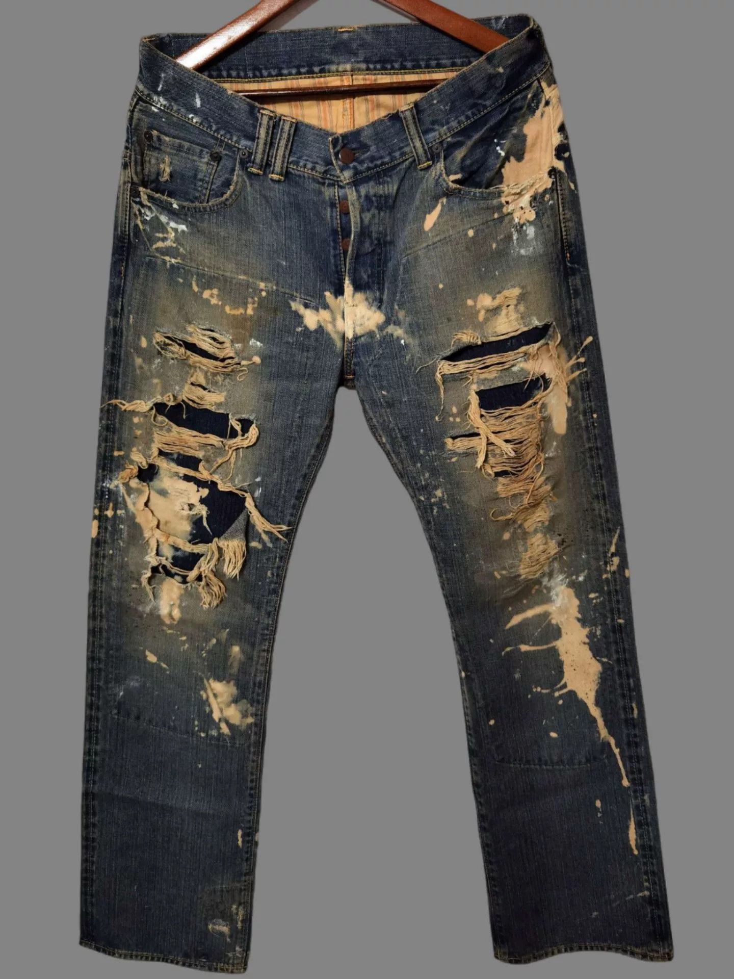 ANACHRONORM anachronorm Denim Jeans W34 Size US 34 / EU 50 - 1 Thumbnail