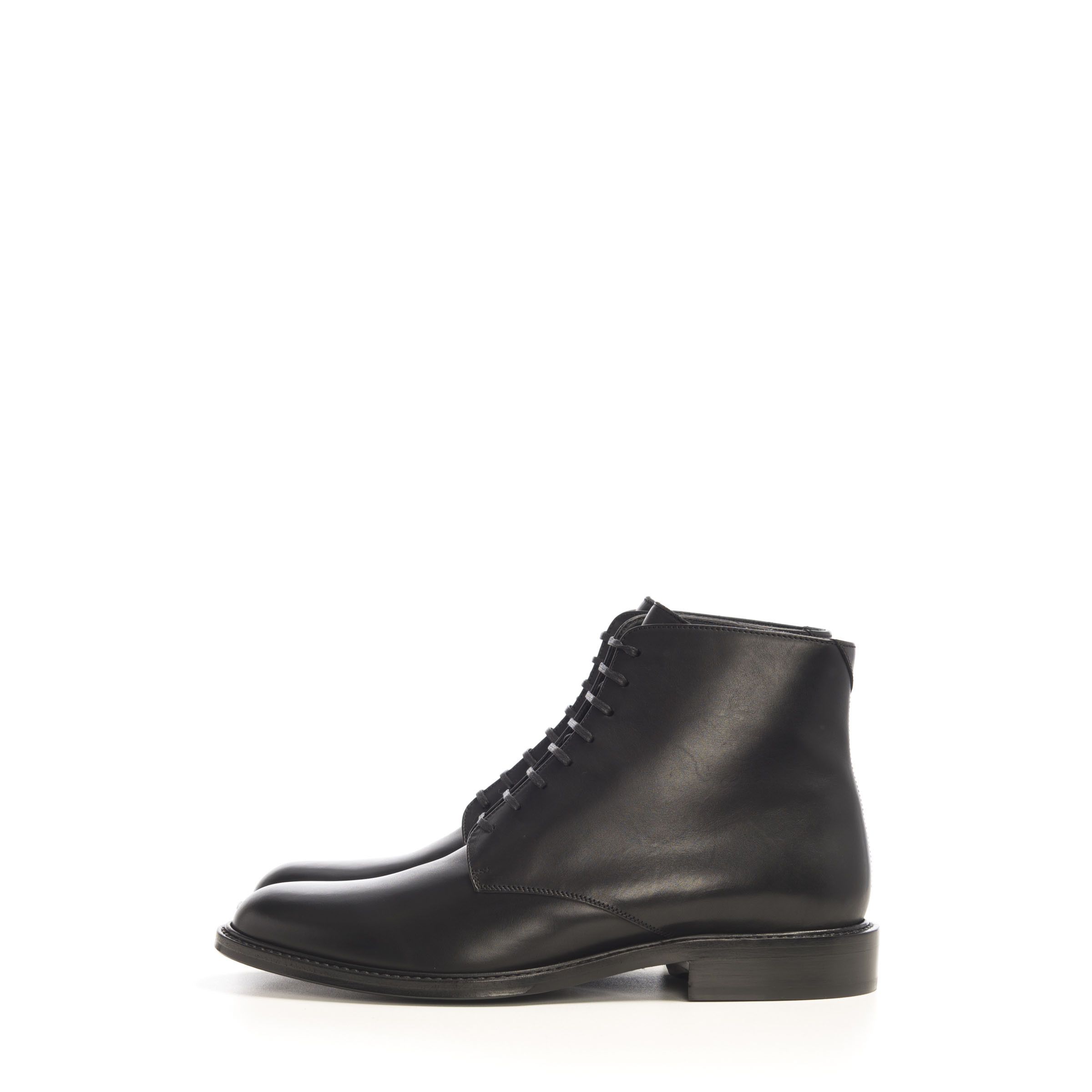 Saint Laurent Paris Army Laced Boots In Smooth Leather Size US 6 / EU 39 - 4 Thumbnail