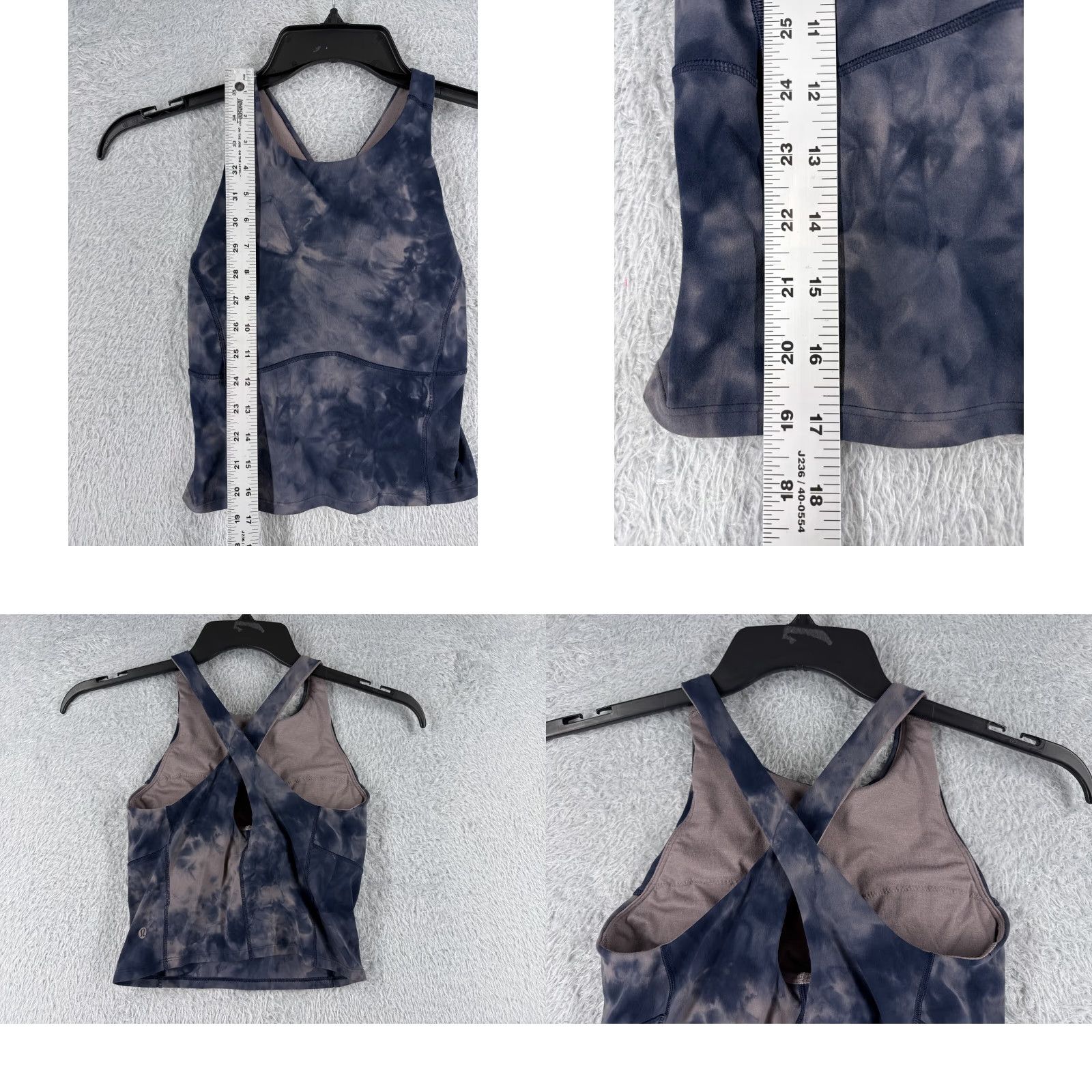Lululemon Lululemon Shirt Women 4 Blue Tank Top Sleeveless Casual Nulu Fabric - 4 - Blue - Tank - Women - Regular - All Seasons - Sports - W1DI2S Size S / US 4 / IT 40 - 8 Thumbnail