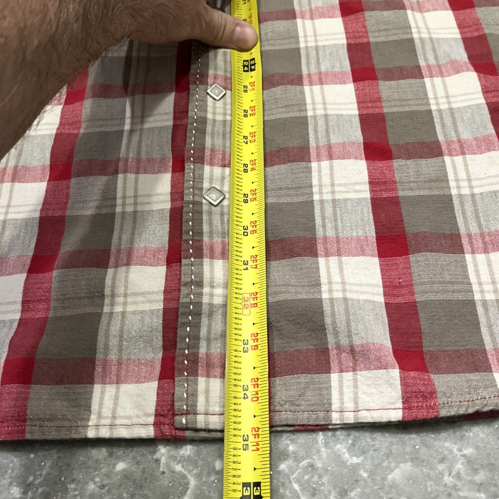 Vintage VINTAGE B & D By Panhandle Slim Rockabilly Shirt Red Western Plaid Diamond Snap Mens 2XL Size US XXL / EU 58 / 5 - 5 Thumbnail