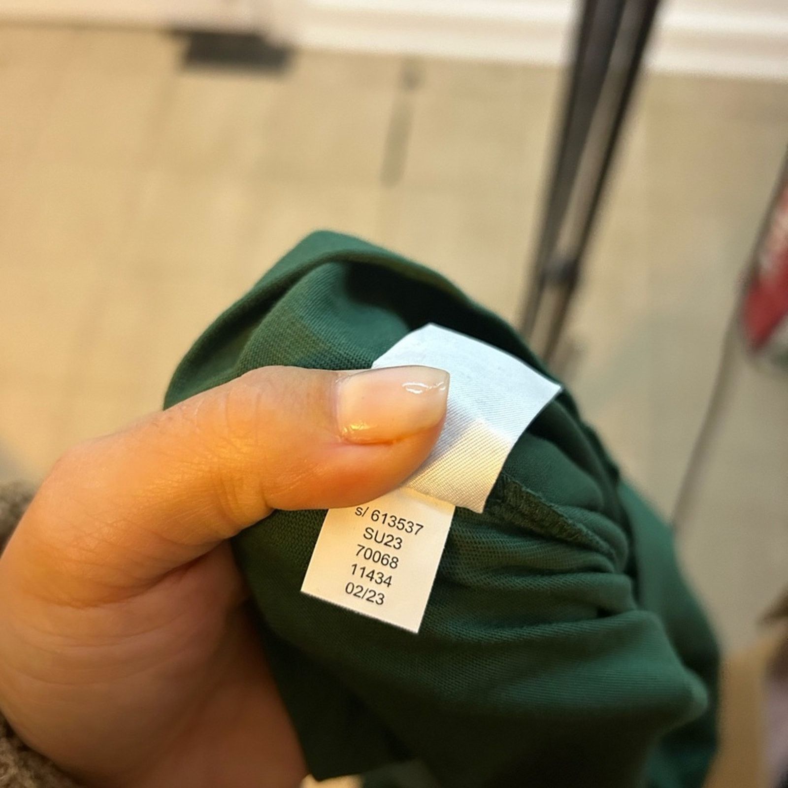 Loft NWT Loft Hunter Green Ruffle Sleeve Top Size S / US 4 / IT 40 - 5 Thumbnail