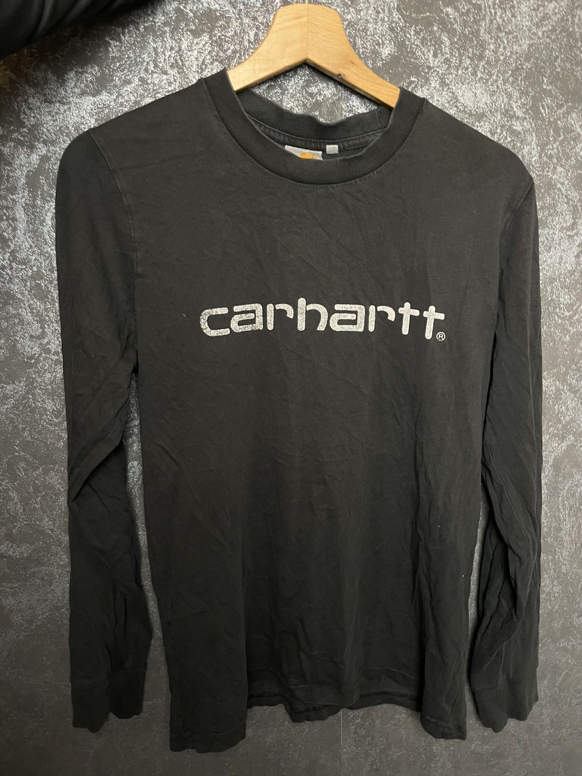 Carhartt × Vintage Vintage distressed y2k Carhartt longsleeve sweatshirt Size US S / EU 44-46 / 1 - 1 Thumbnail