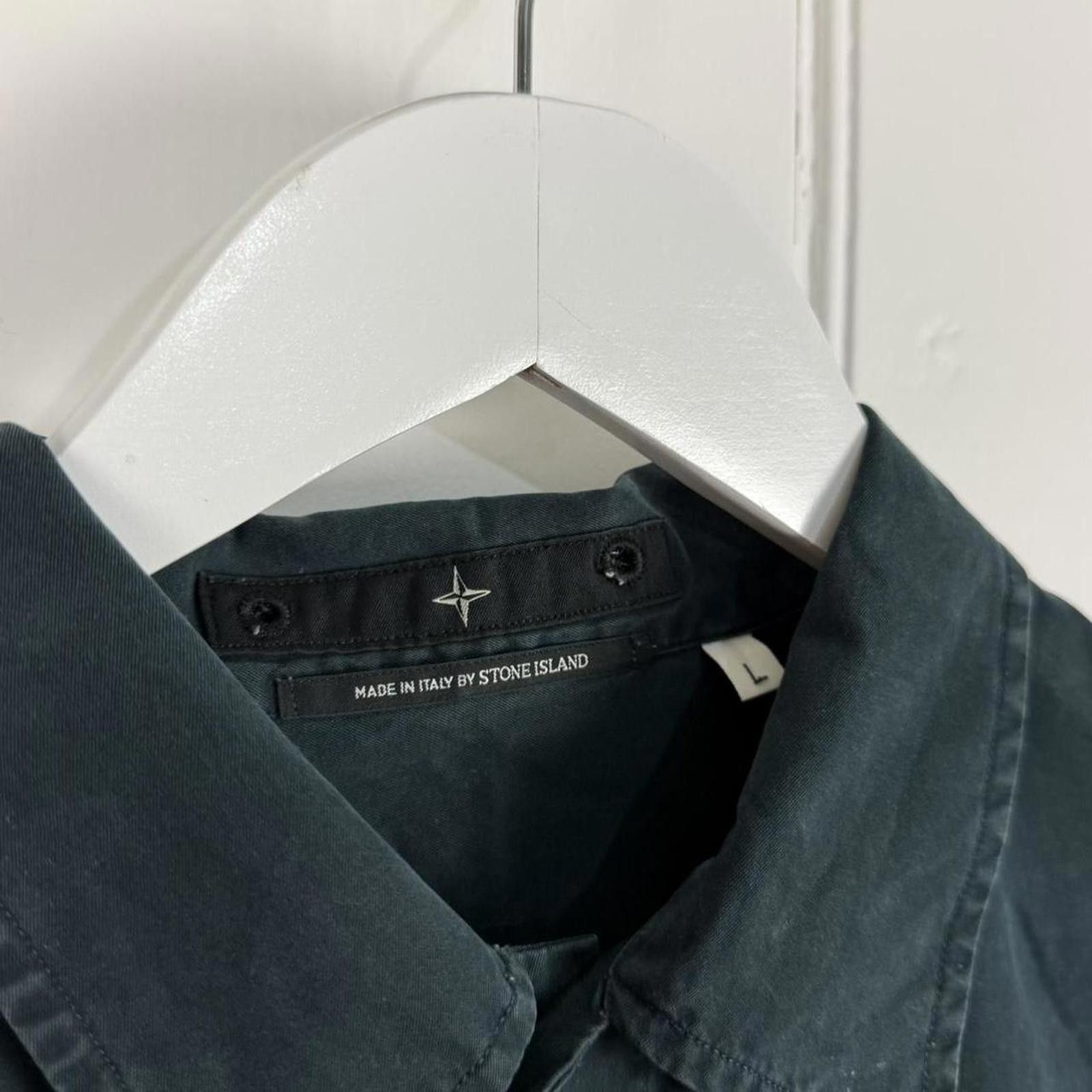 Stone Island 00s Stone Island Denims Over Shirt Size US L / EU 52-54 / 3 - 4 Thumbnail