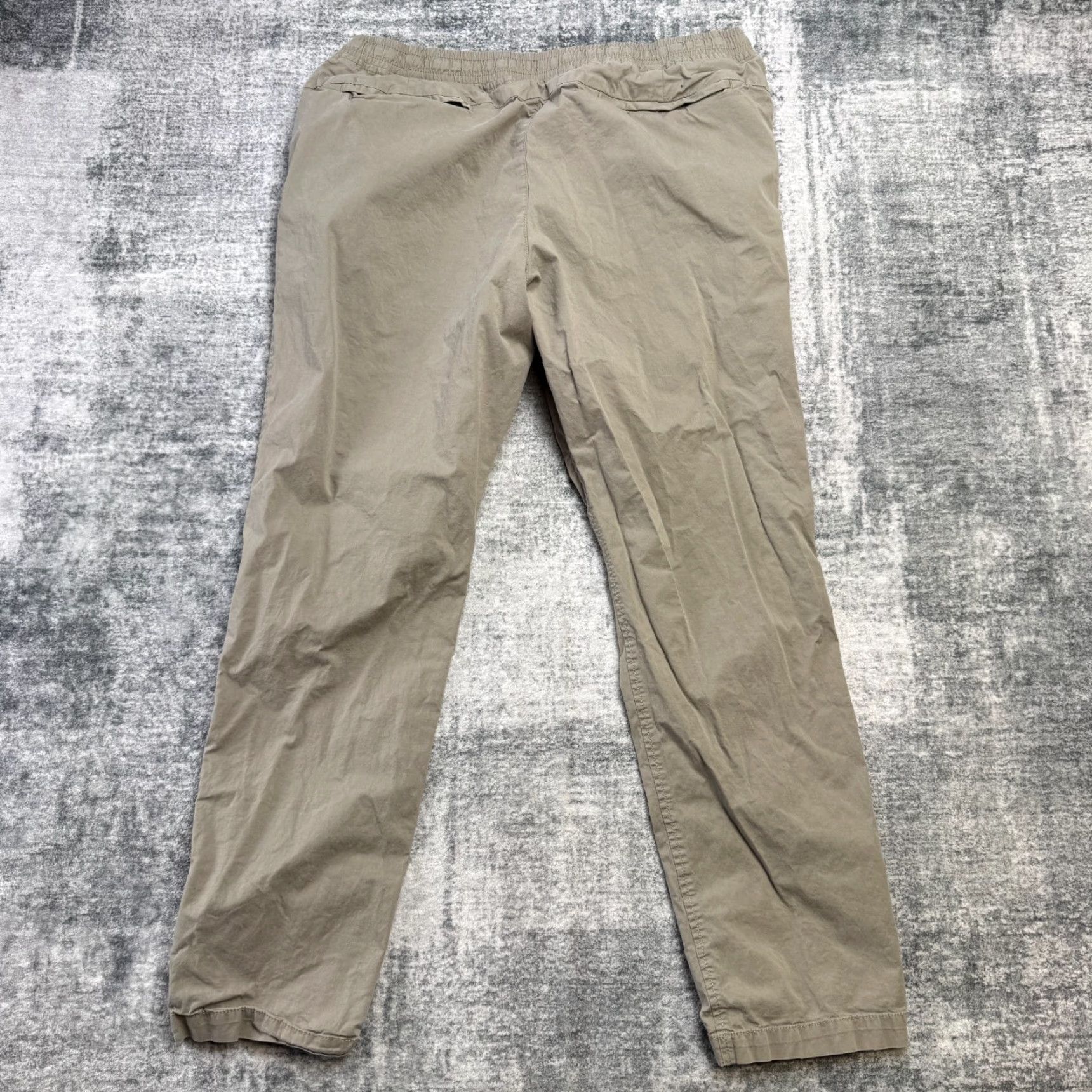 Tommy Bahama Tommy Bahama Pants Men XL 35x30 Sand Khaki Elastic Waist Drawstring Chino Casual Beige Cotton Spandex Size US 36 / EU 52 - 5 Thumbnail